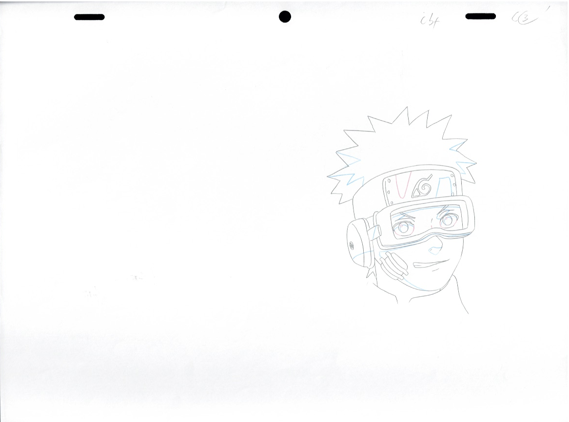 Naruto Shippuden Original Sketch (Obito Uchiha) 3 page set