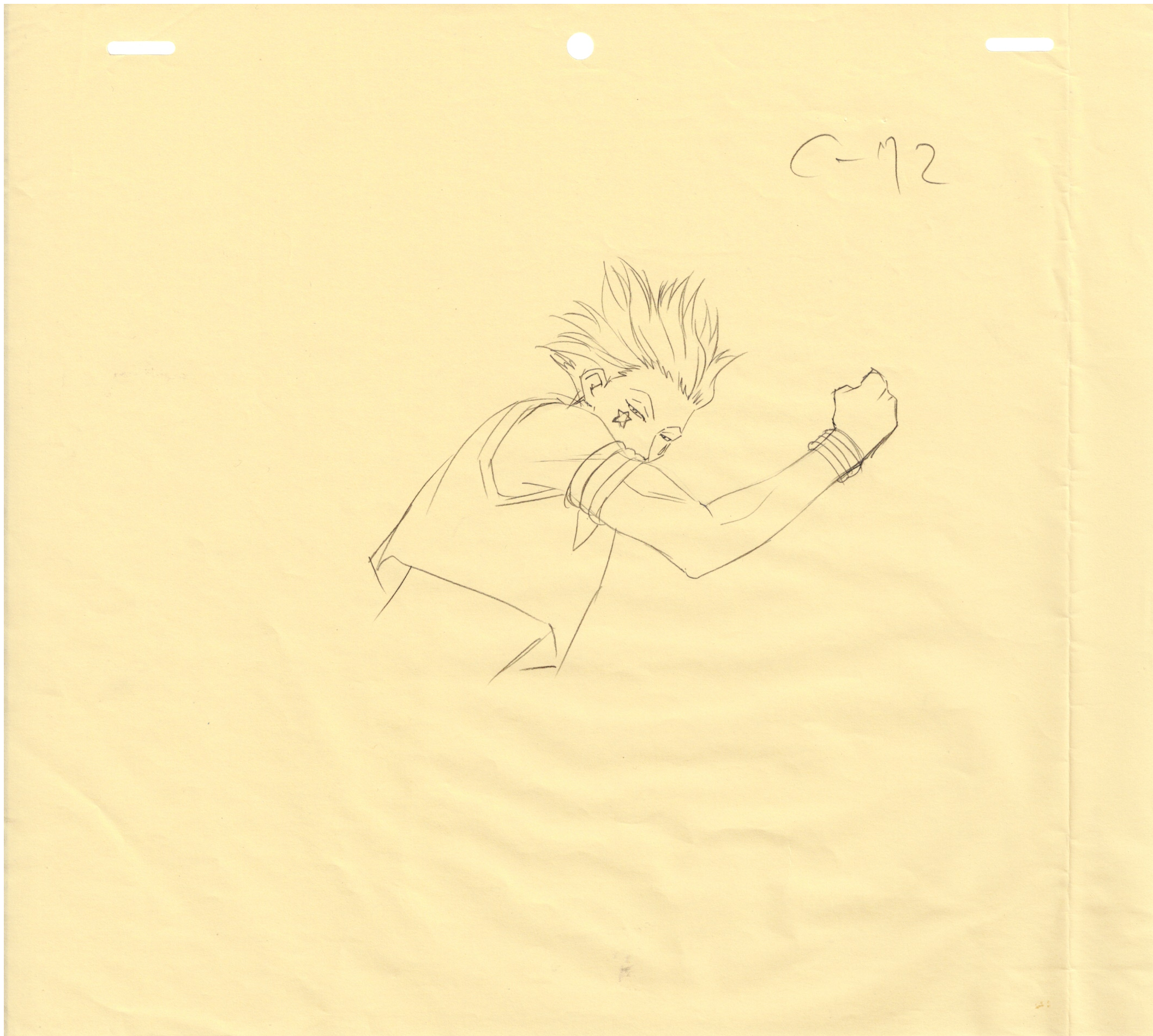 Hunter x Hunter Original Drawing (Hisoka) 2-page Set