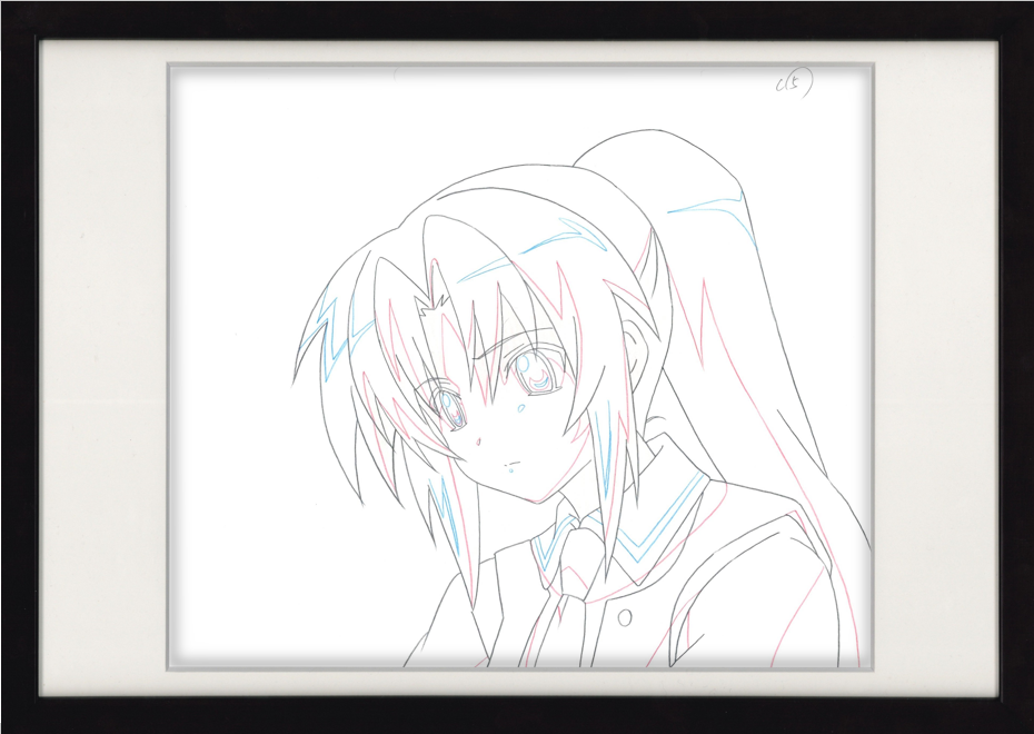 Higurashi When They Cry Original Drawing (Mion Sonozaki) 2-page Set