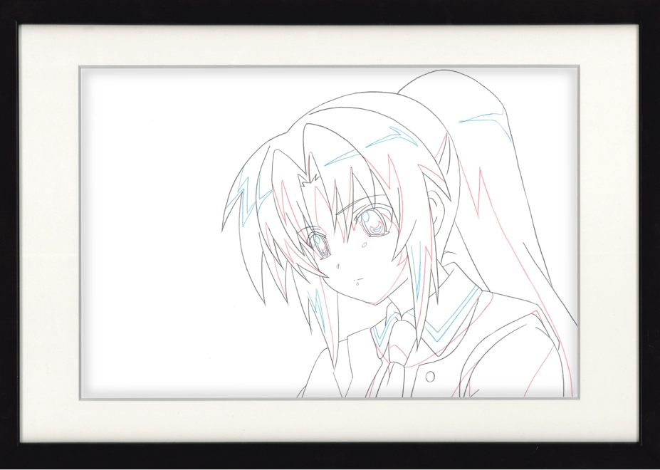 Higurashi When They Cry Original Drawing (Mion Sonozaki) 2-page Set