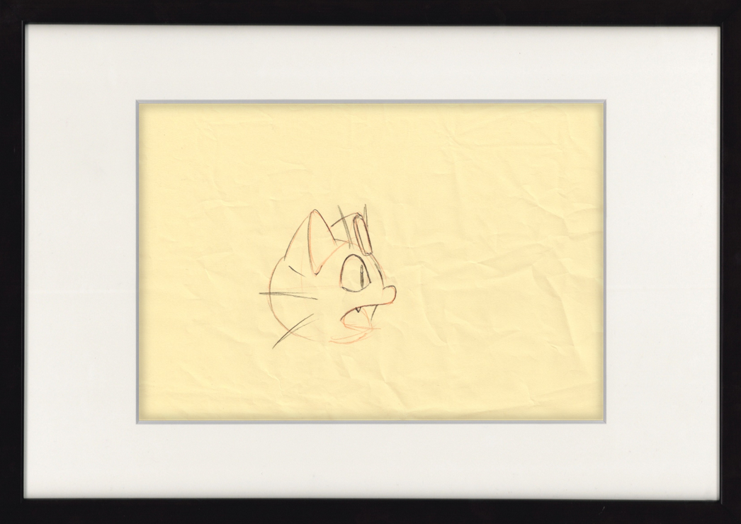 Pokémon Original Drawing (Meowth)