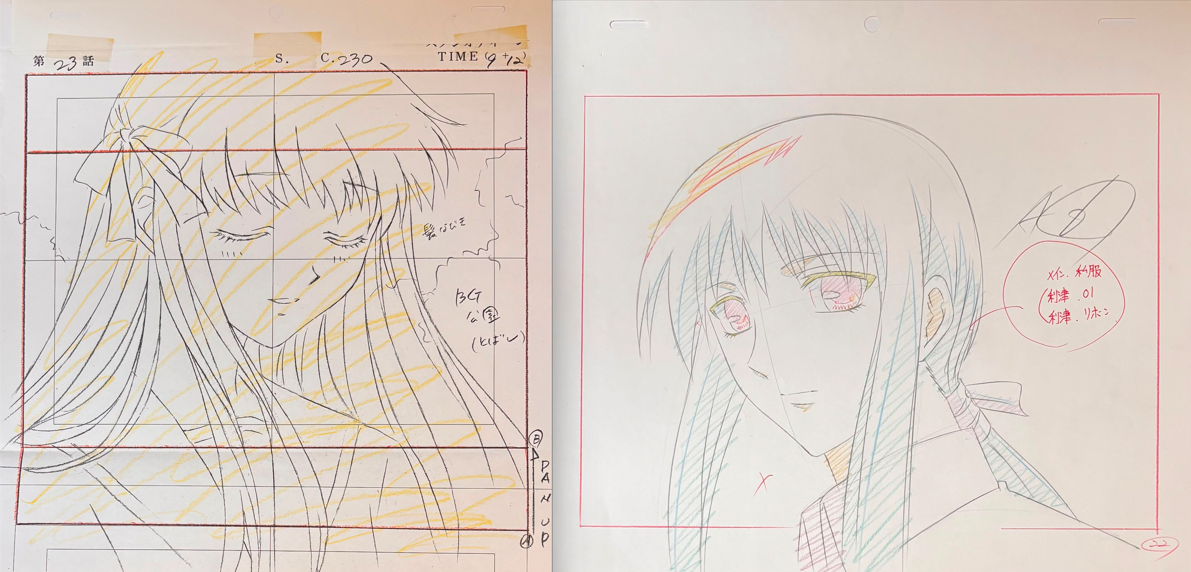 Fruits Basket Original Drawing (Tohru Honda & Ritsu Sohma)