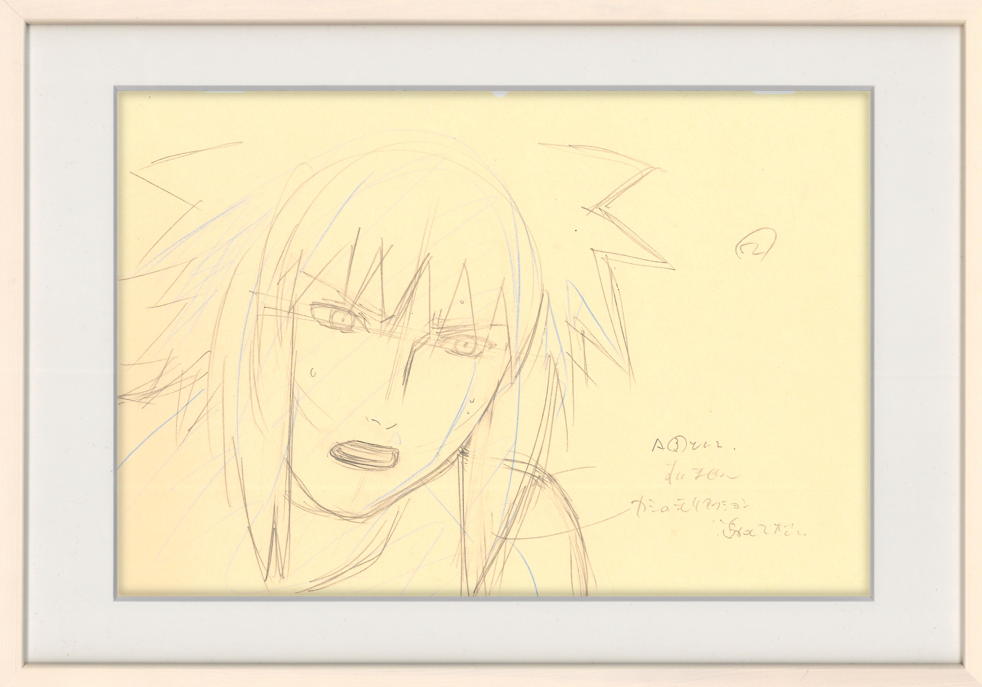 Naruto Shippuden Original Drawing (Minato Namikaze) 3-page Set