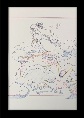Naruto Limited Reproduction (Jiraiya & Gama)