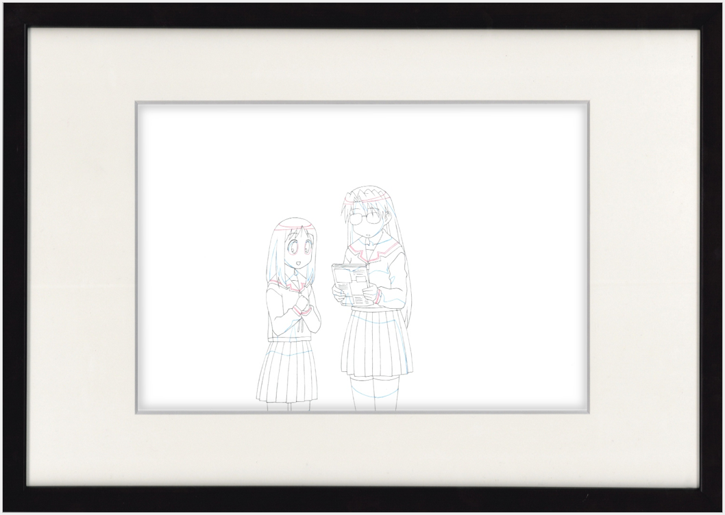 Azumanga Daioh (Kasuga Ayumu,Koyomi Mizuhara) Original Drawing