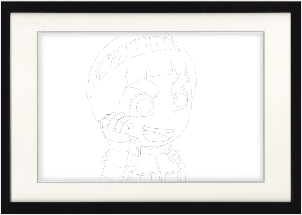 Naruto Original Sketch 3 page Set (Rock Lee)