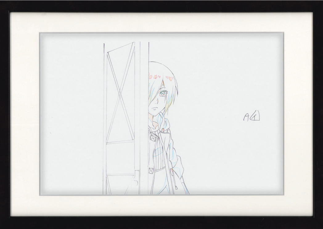 Tokyo Ghoul genga original (Touka Kirishima) ensemble de 4 pièces