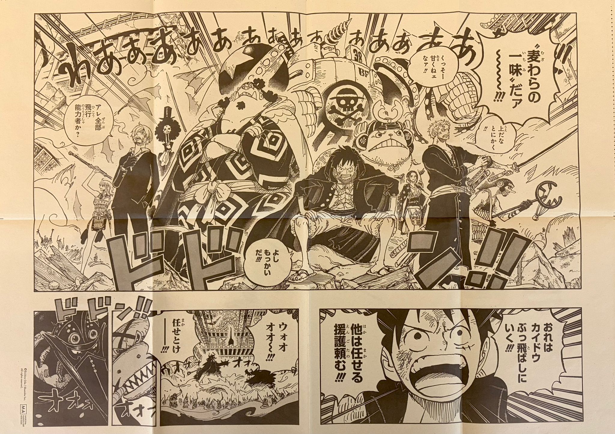 One Piece Limited Manga Panel Poster (Straw Hat Crew)