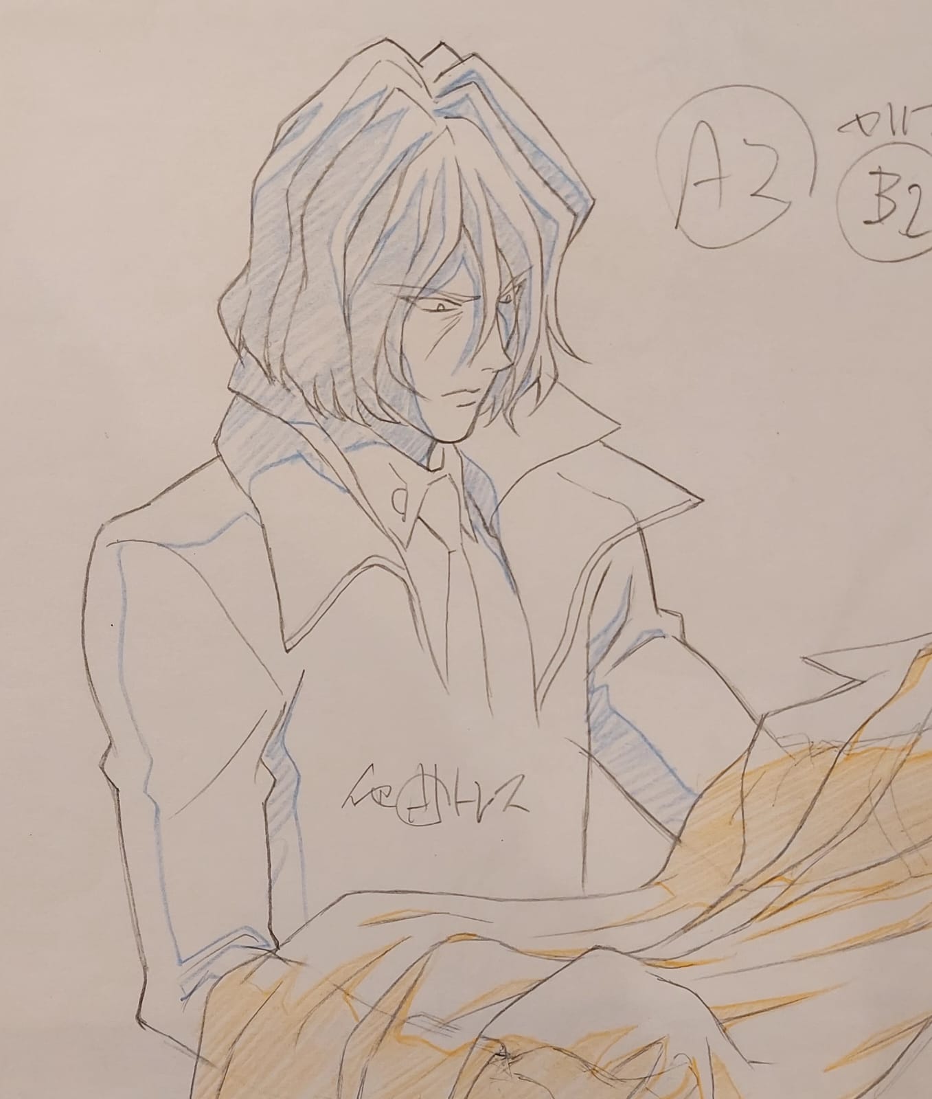 Cowboy Bebop Original Sketch (Vicious)