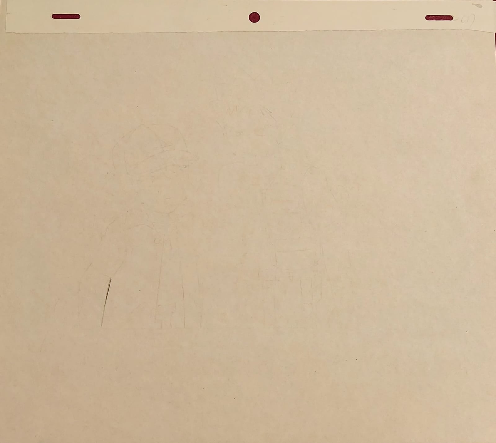 Boceto original de Pokémon (Ash y Brock)