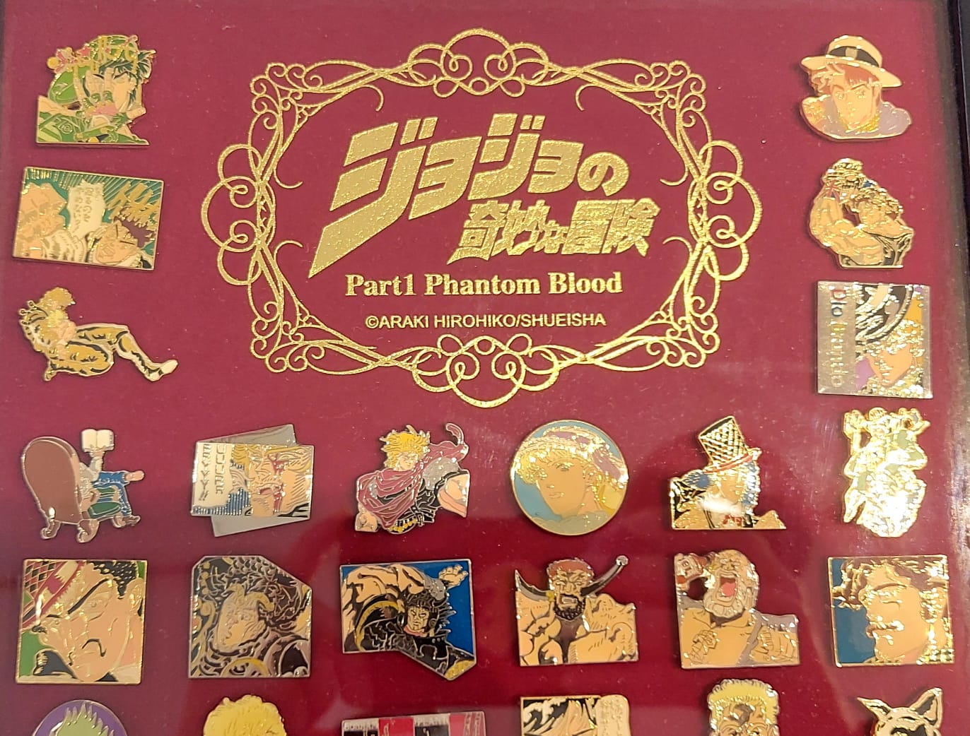 Conjunto de pins e insignias de JoJo's Bizarre Adventure