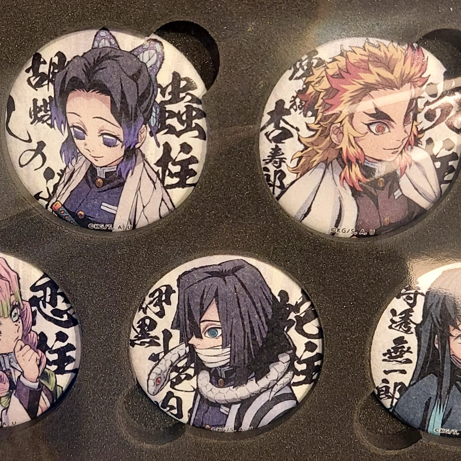 Demon Slayer Can Badge Set