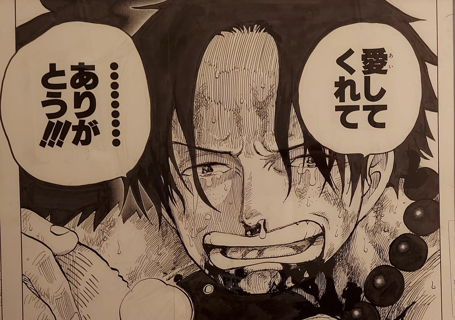 ONE PIECE  Numbered Limited Reproduction (Ace Death)
