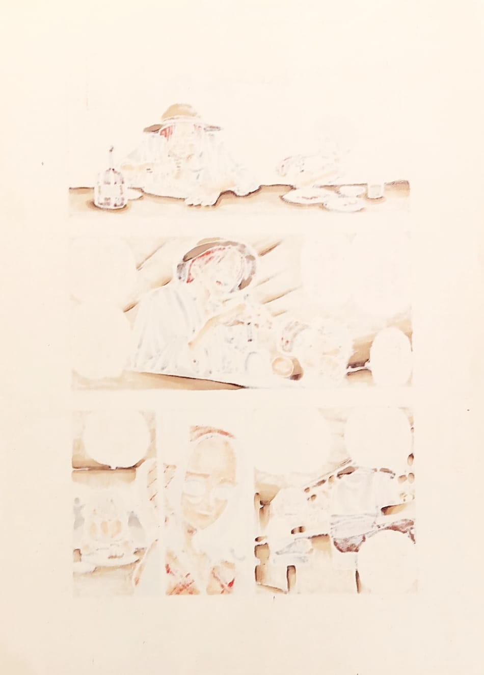 ONE PIECE Limited Reproduction (Luffy, Shanks and Makino)