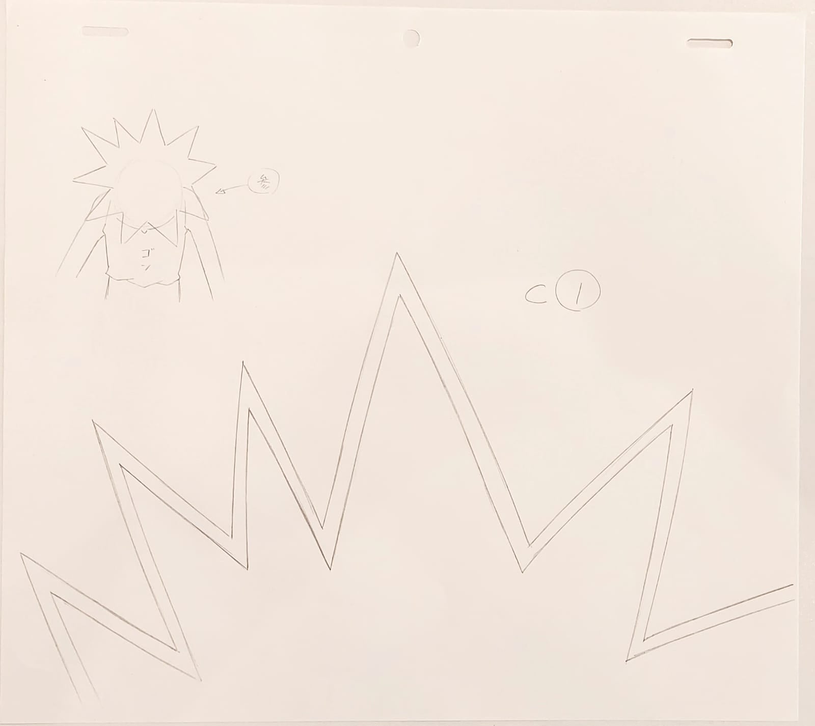 Boceto original de Hunter x Hunter (Gon)