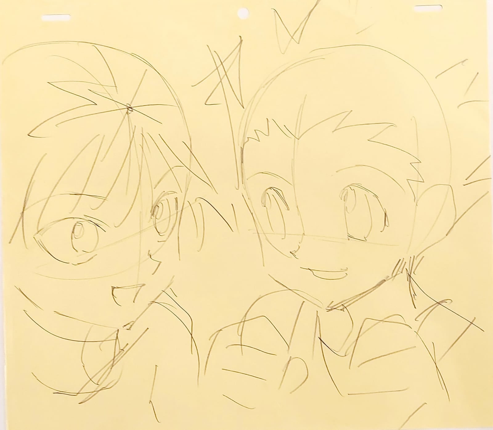 Boceto original de Hunter x Hunter (Gon y Killua)
