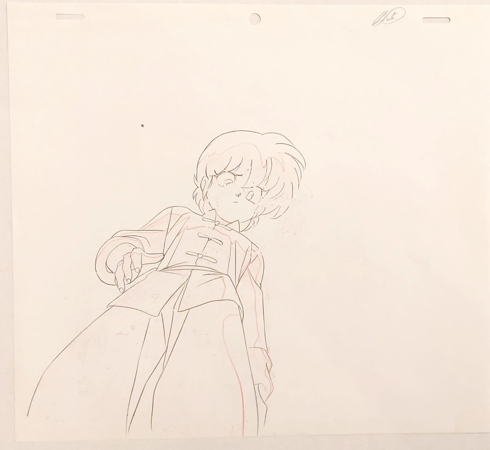 Ranma1/2  Original Cel & Sketch  (Ranma Saotome)