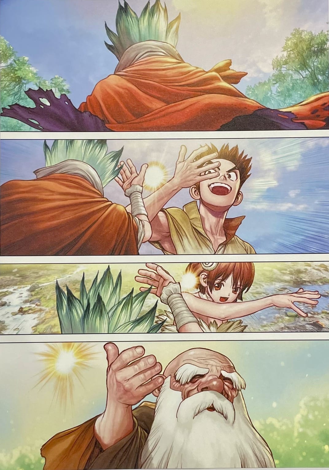 Dr. Stone Limited reproduction (Senku, Yuzuriha, Taiju, Kaseki)