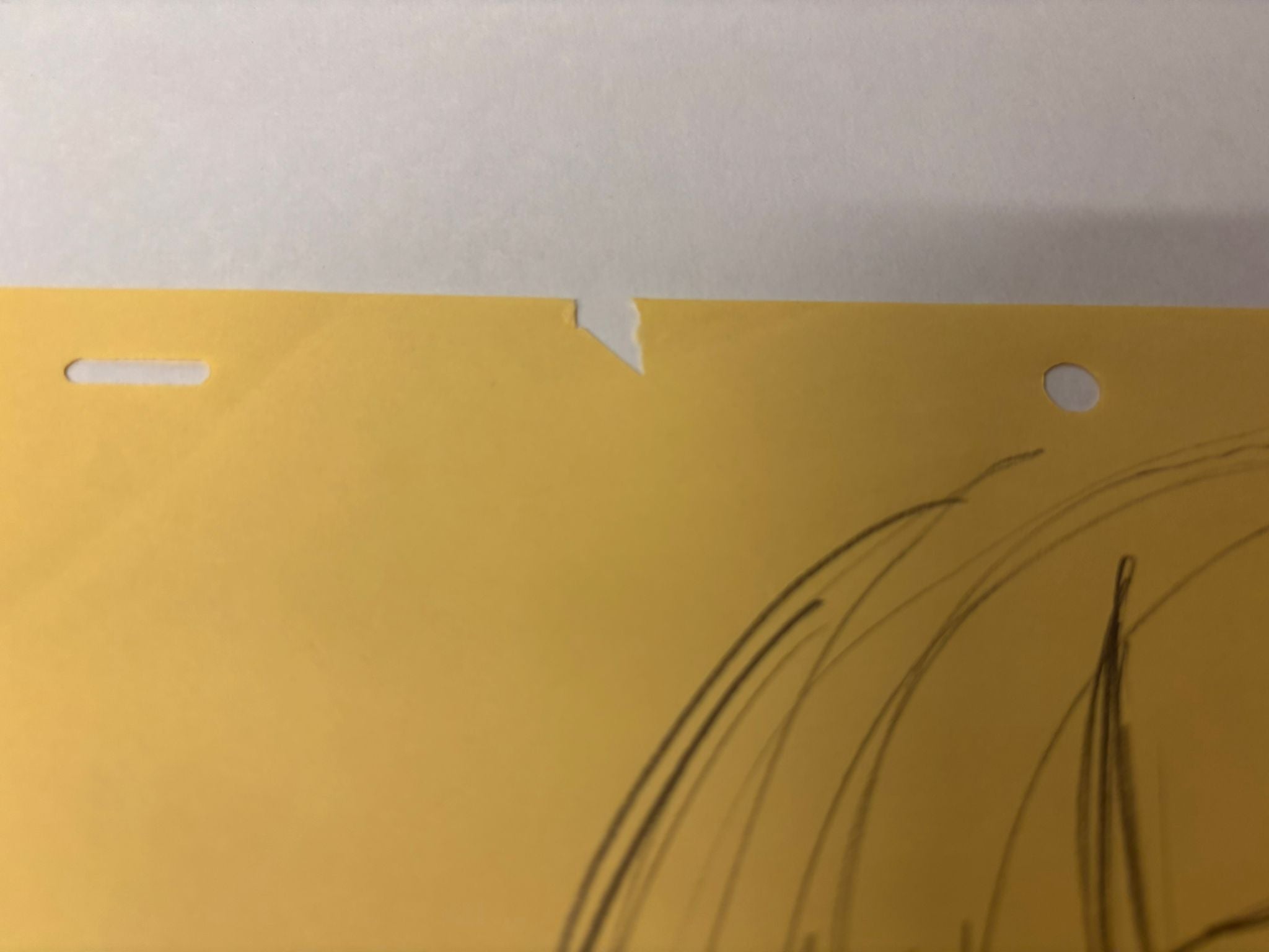 Naruto - Boceto original (Hinata Hyuga)