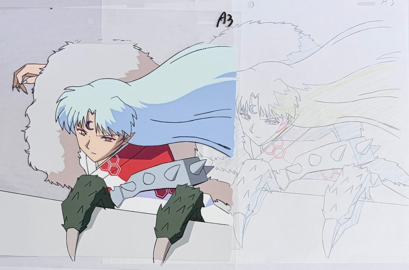 Inuyasha Original Cel & Drawing (Sesshomaru)