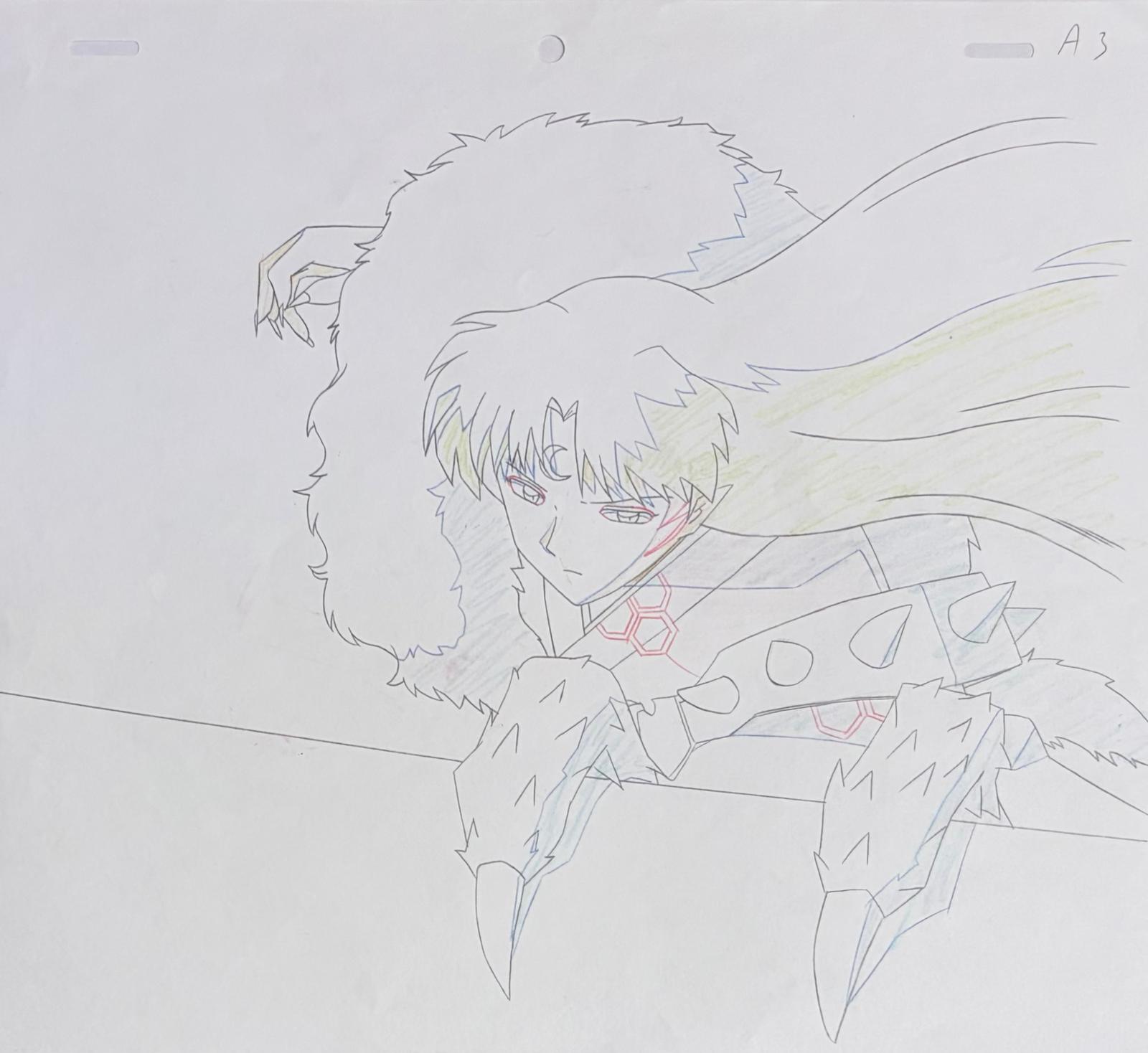 Inuyasha Original Cel & Drawing (Sesshomaru)