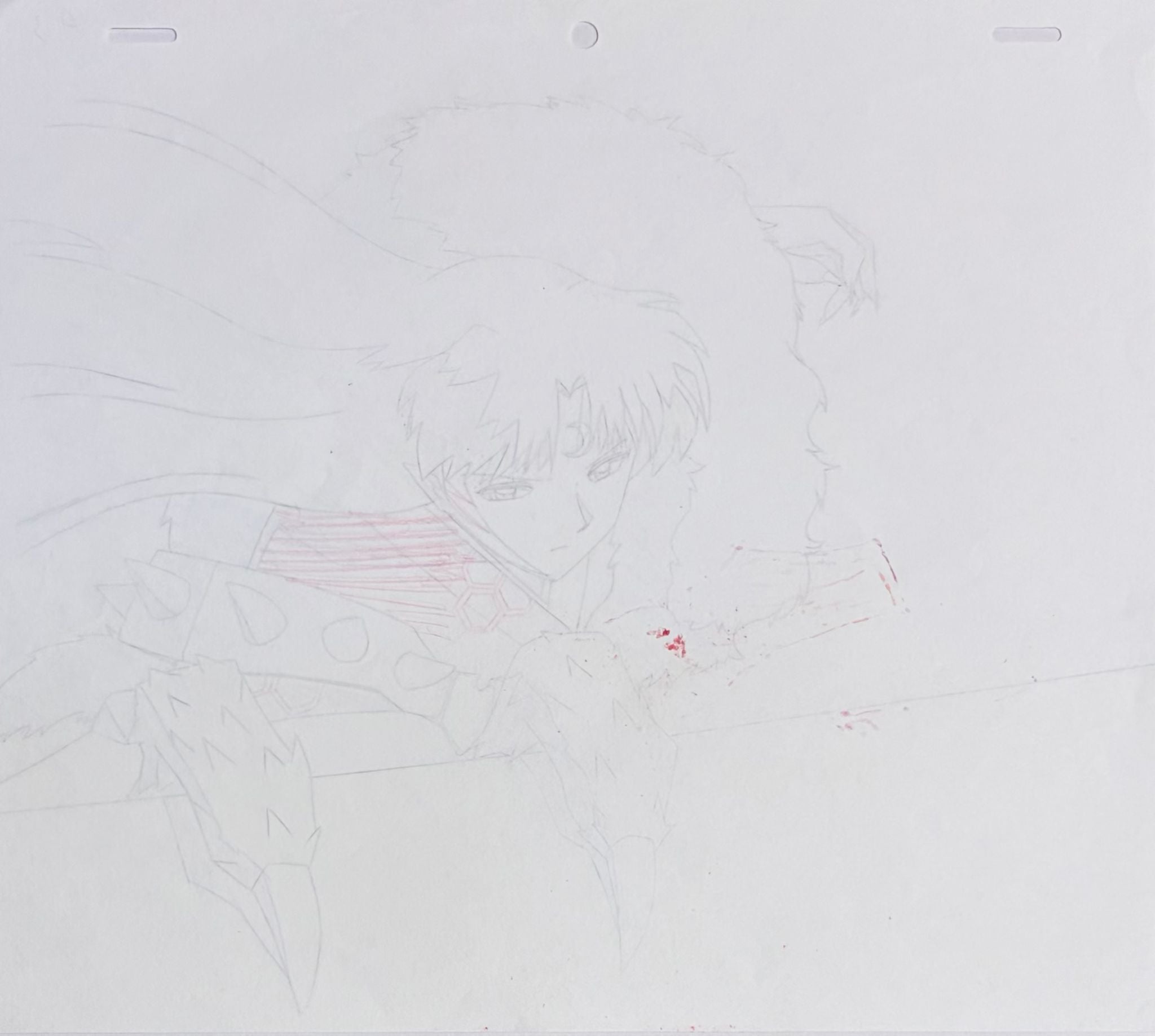 Inuyasha Original Cel & Drawing (Sesshomaru)
