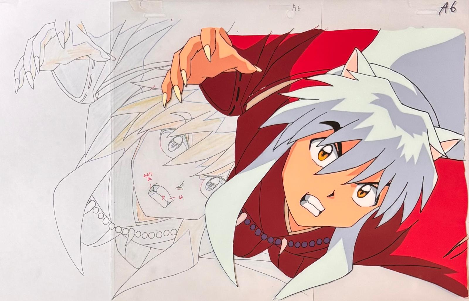 Cel y dibujo original de Inuyasha (Inuyasha)