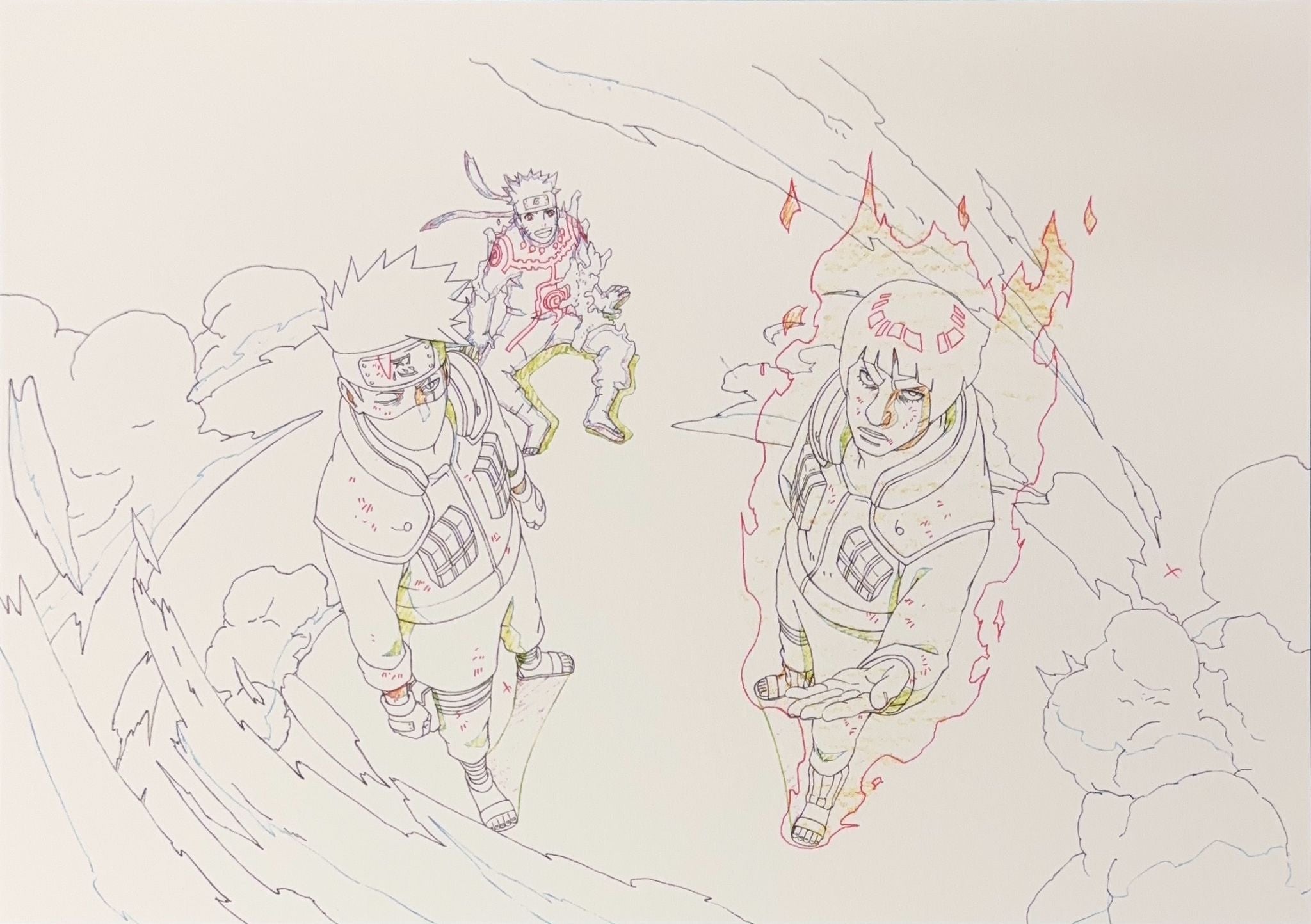 Naruto Shippuden Limited Reproduction (Kakashi Hatake, Guy Might & Naruto Uzumaki)