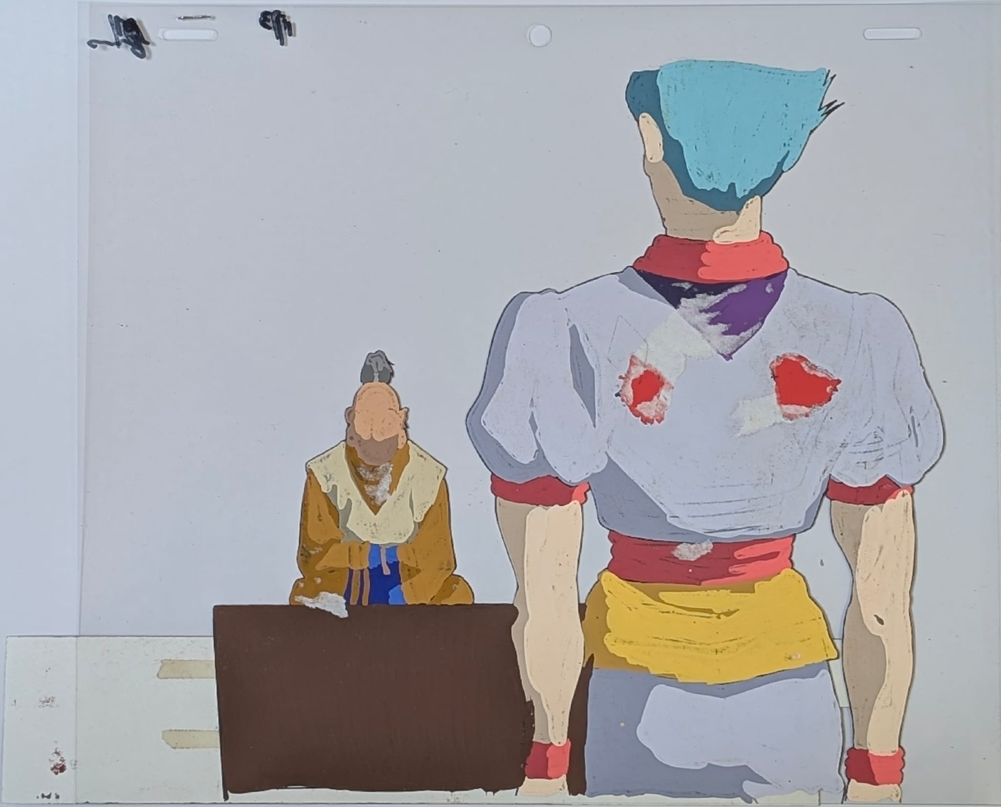 Hunter x Hunter Original Cel and Drawing (Hisoka and Netero)