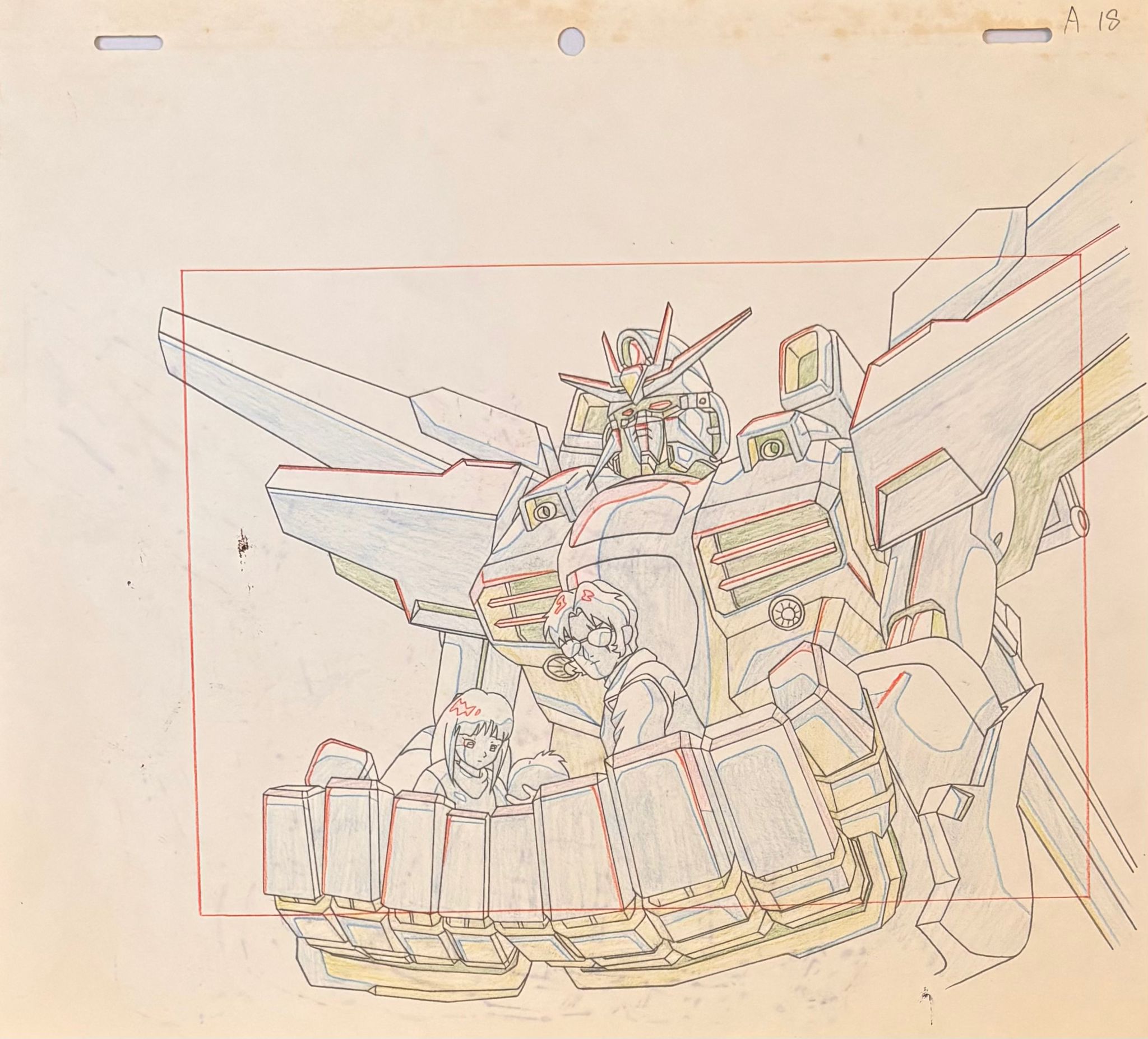 After War Gundam X Original Drawing (Gundam Double X)