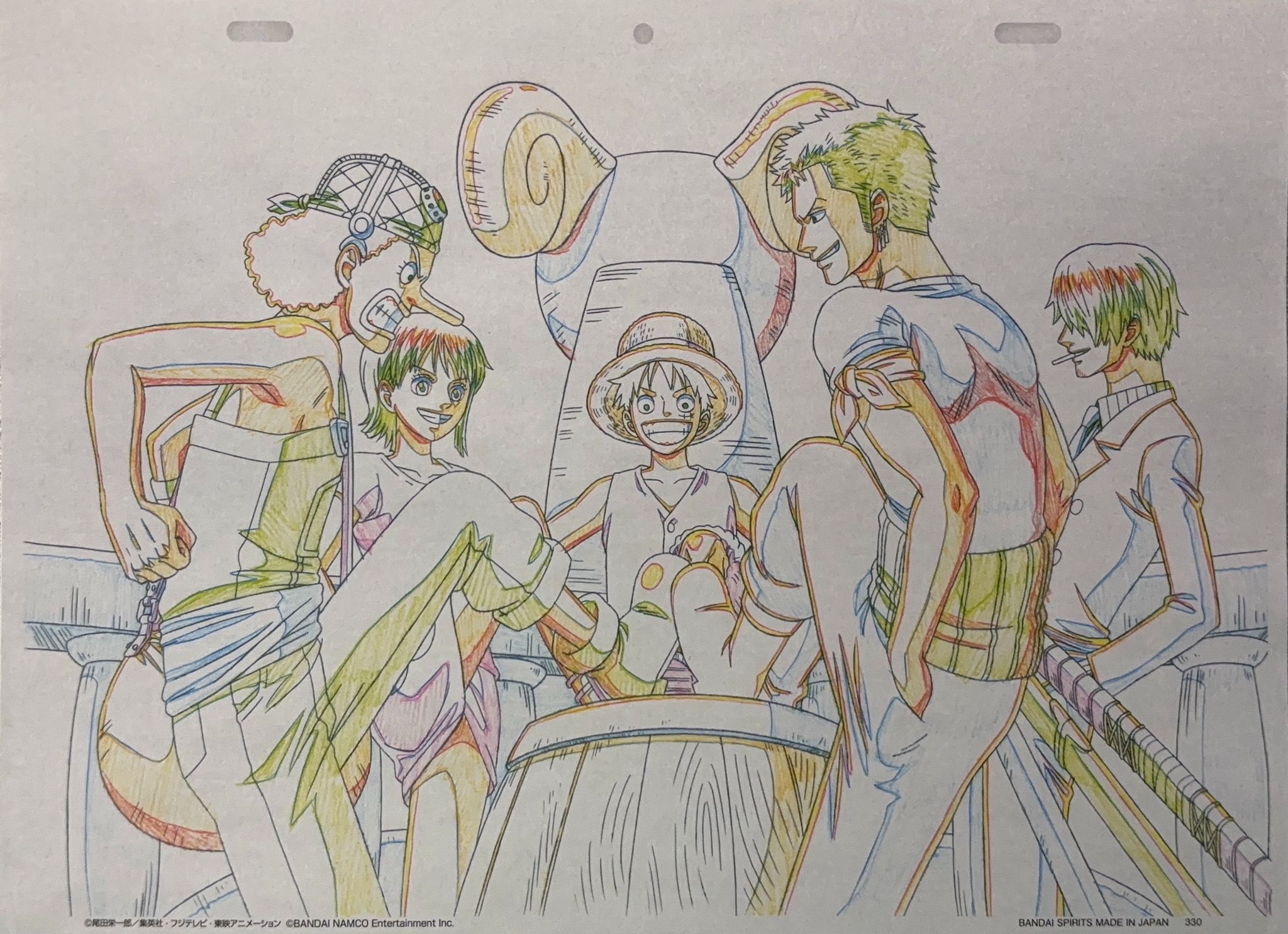 One Piece Limited Reproduction (Luffy, Nami, Usopp, Zoro & Sanji)