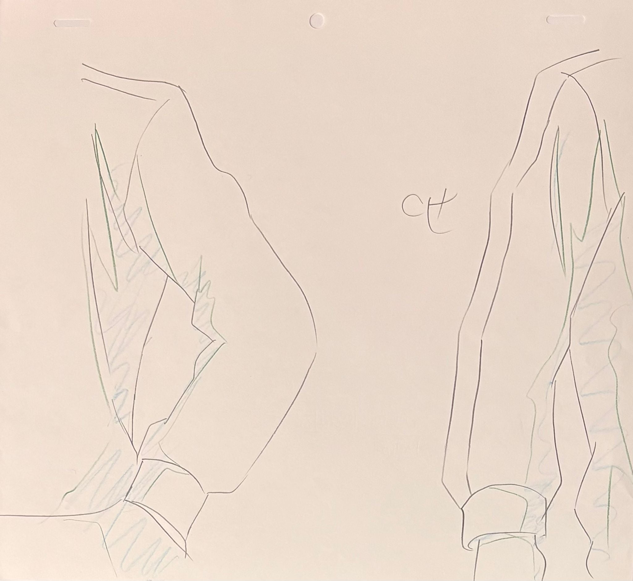 The Prince of Tennis Original Drawing (Echizen Ryoma) 2-page set