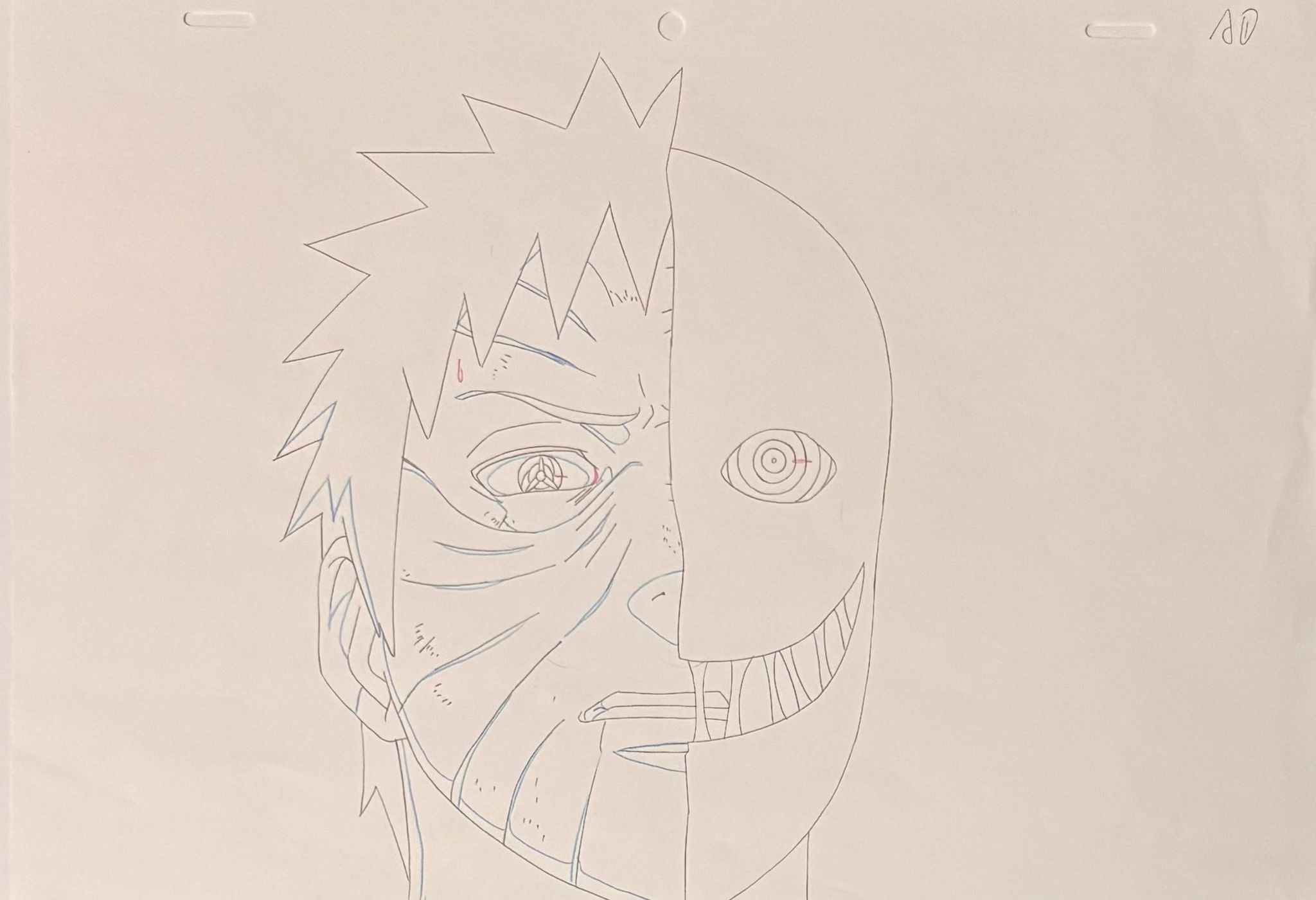 Naruto Original Drawing (Uchiha Obito)