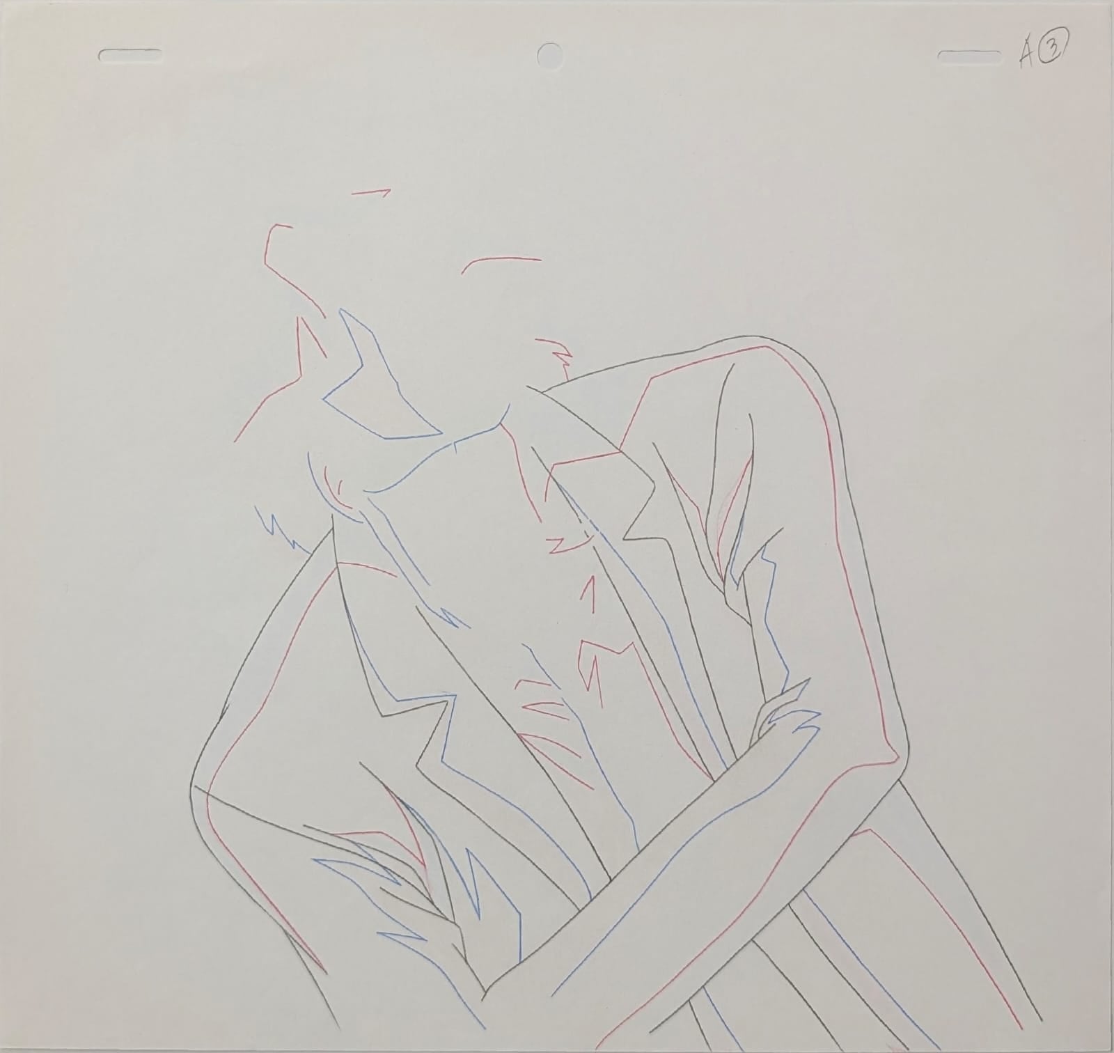 Lupin III Original Sketch (Daisuke Jigen) -6 Page Set