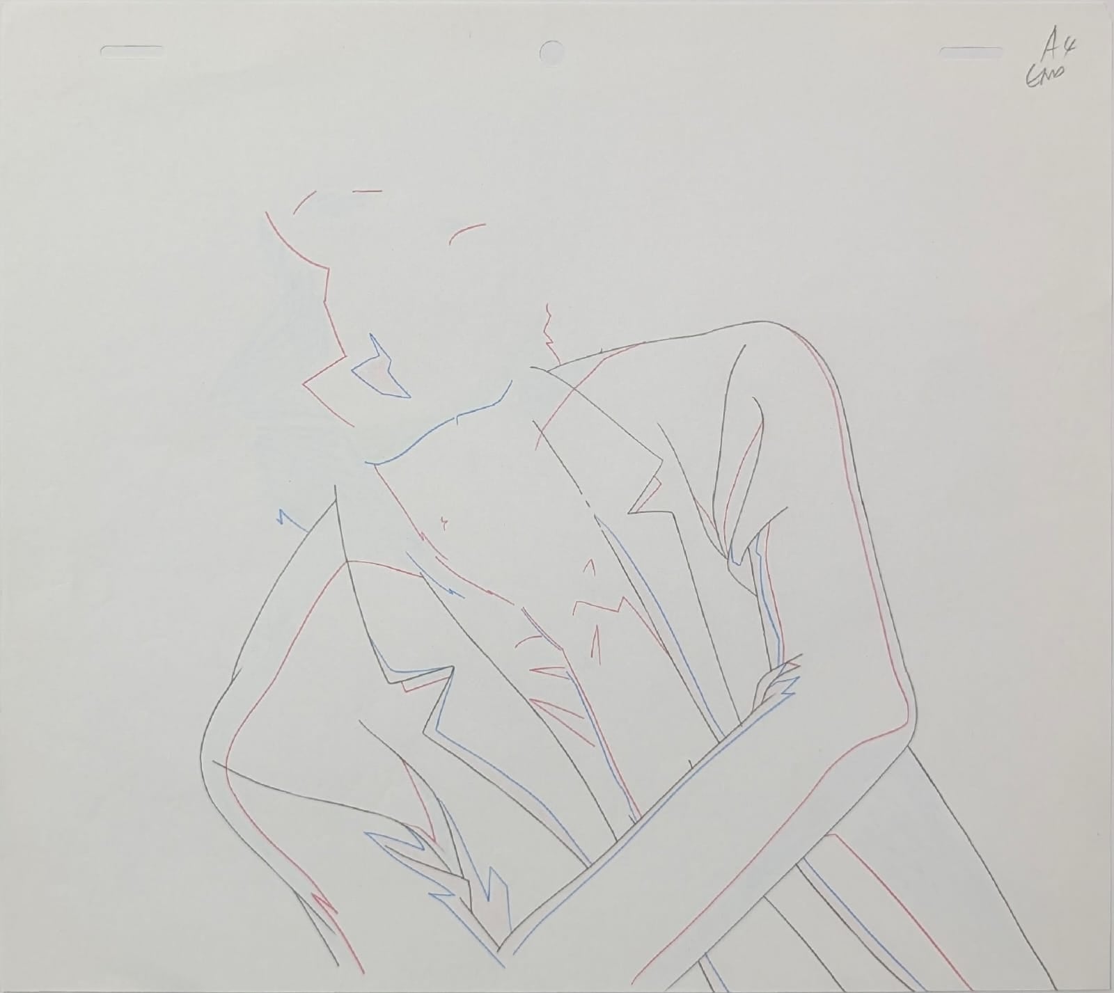 Lupin III Original Sketch (Daisuke Jigen) -6 Page Set