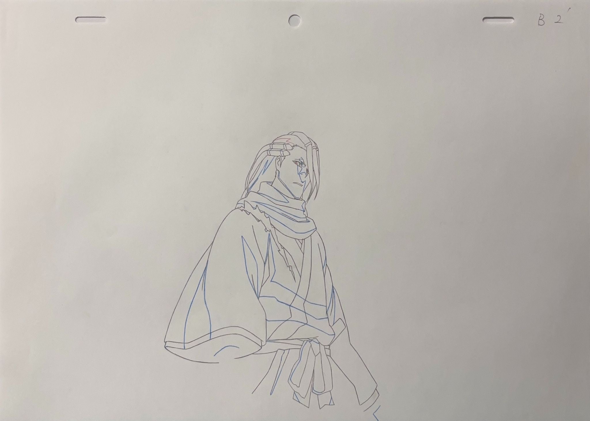 Bleach Original Drawing (Byakuya Kuchiki) 2-page Set
