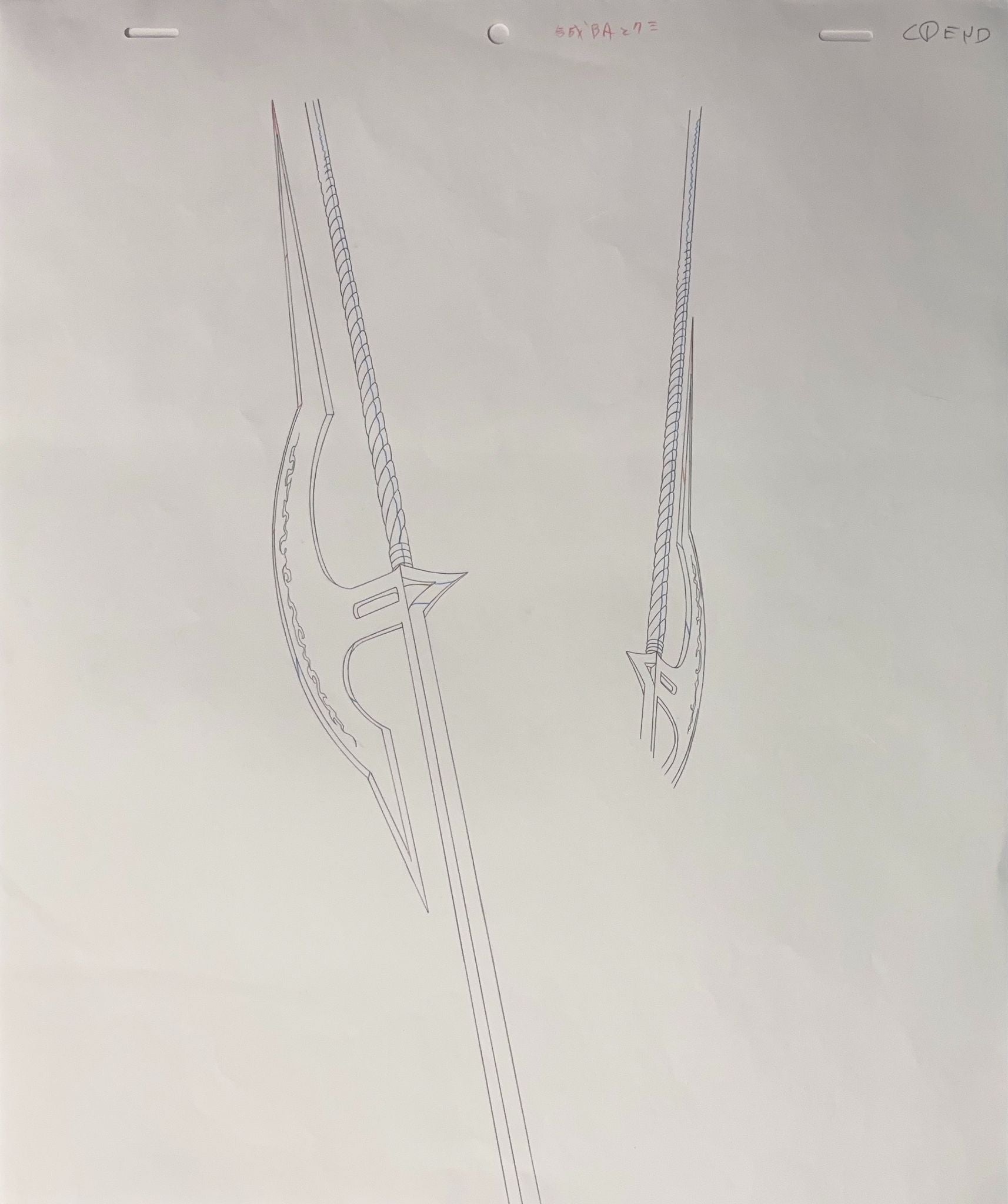 Black Clover Original Drawing (Asta) 7-page Set