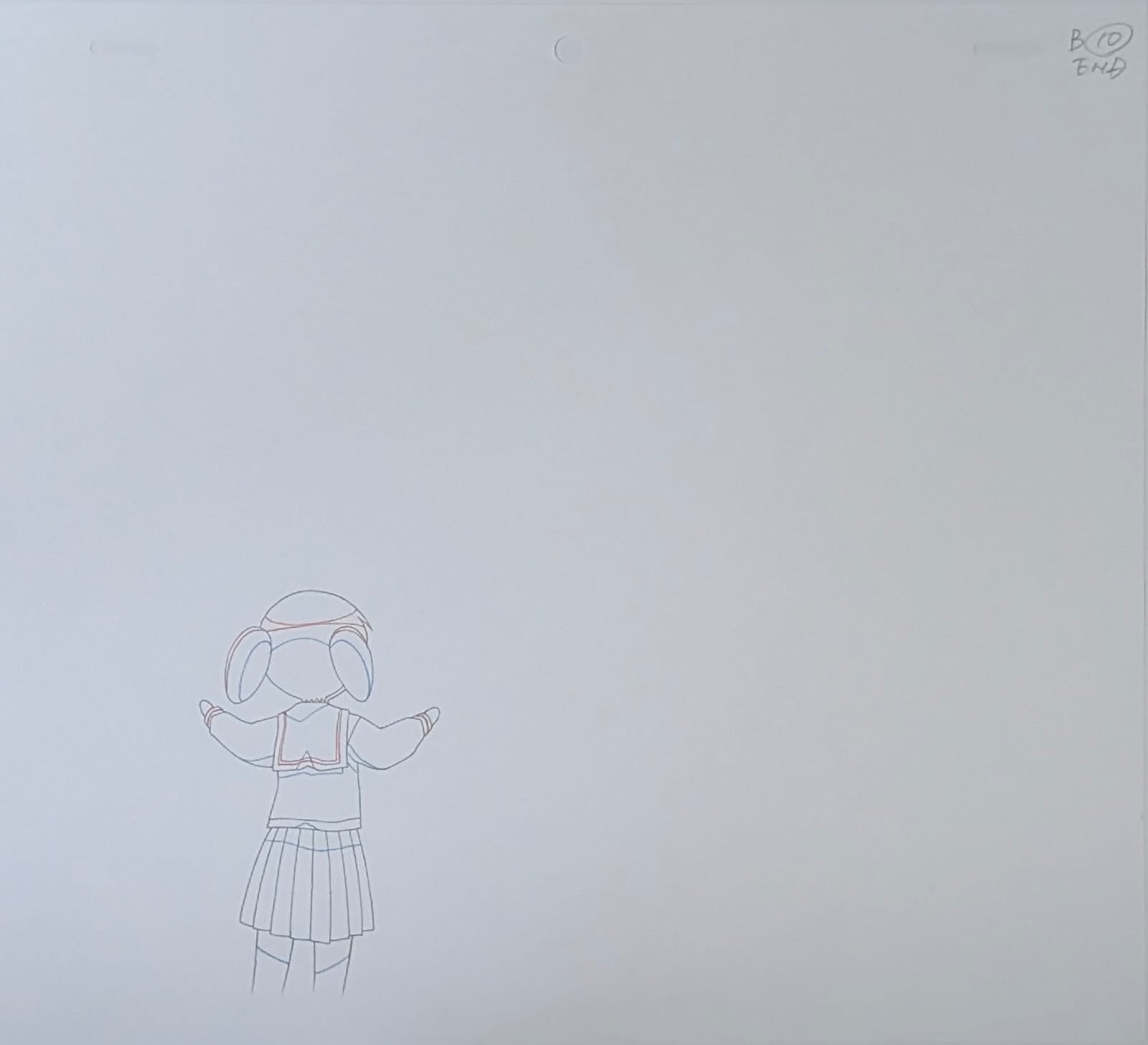 Azumanga Daioh Original Drawing (Mihama Cho) 5-page set