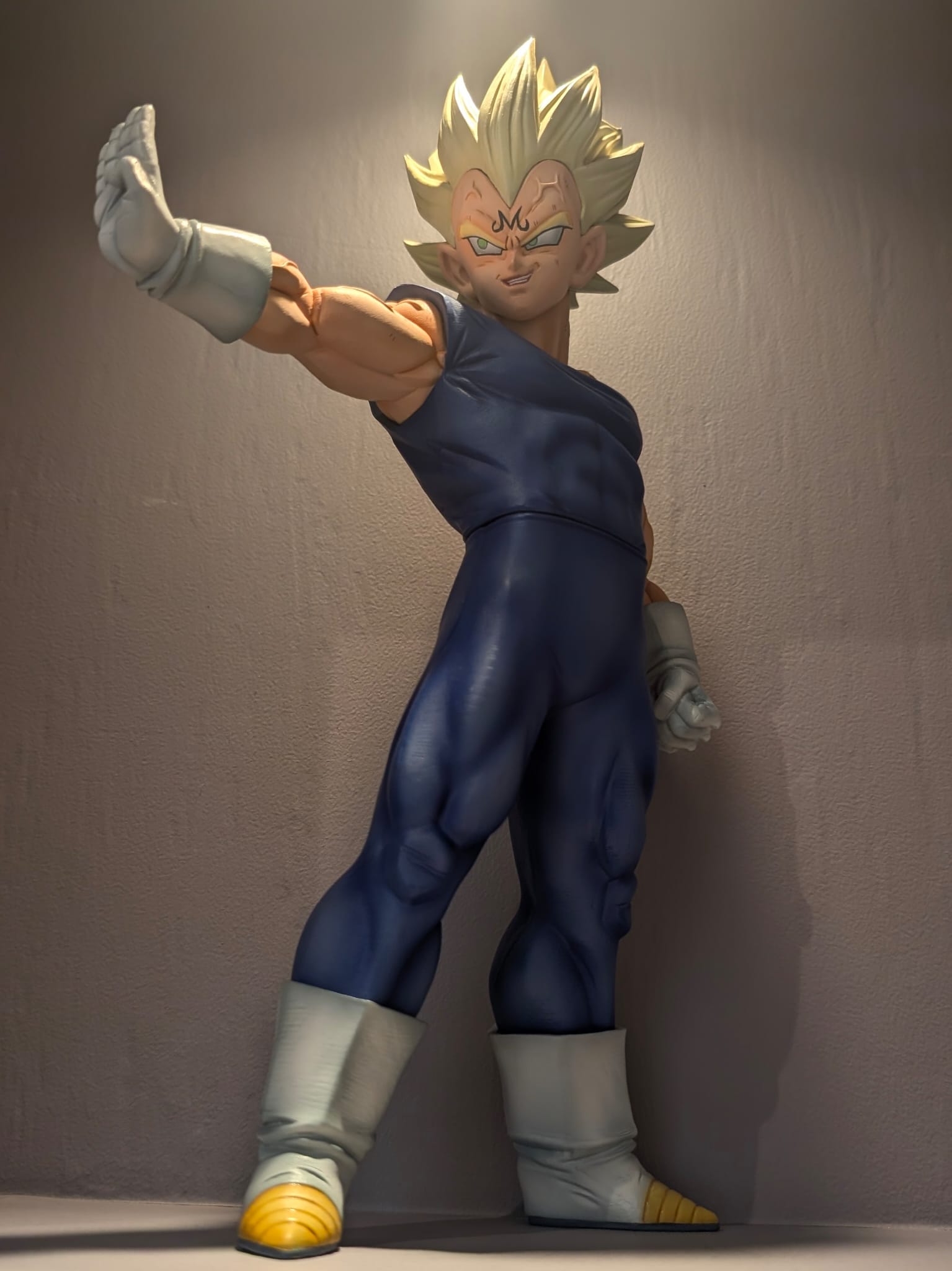 Dragon Ball Z Majin Vegeta Repainted Figure (Slightly Damaged)