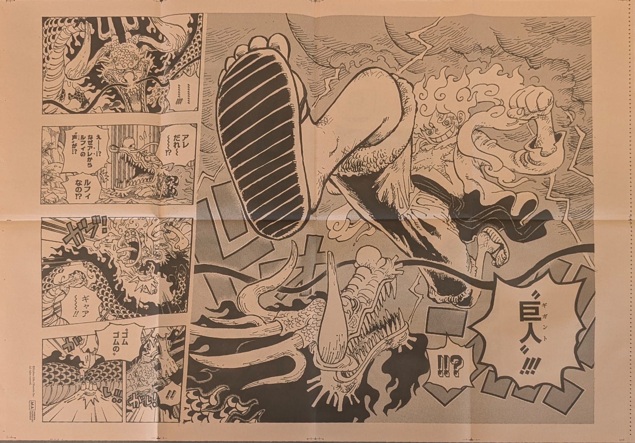 One Piece Limited Manga Panel Poster (Monkey D Luffy)