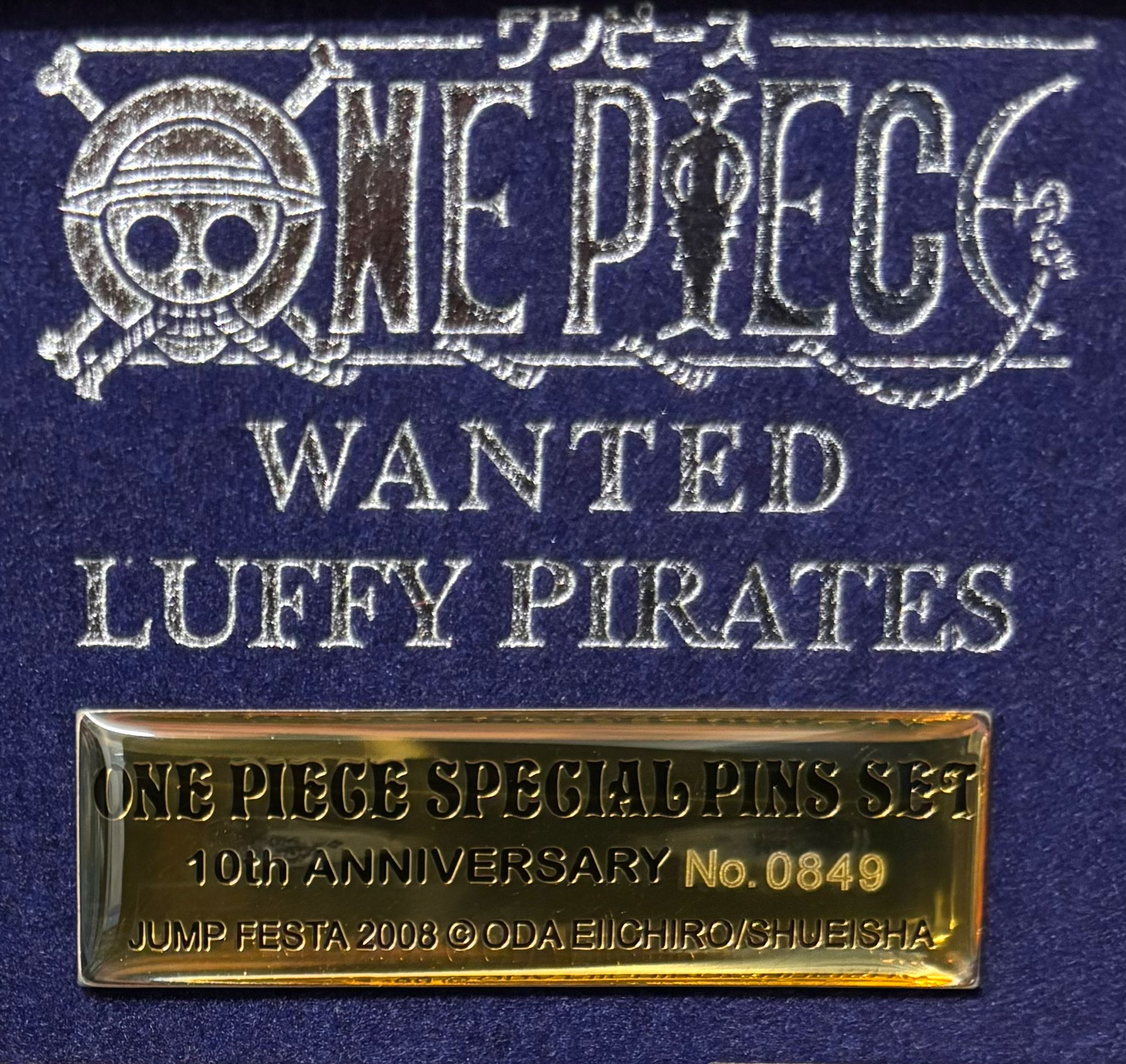 One Piece 10th Anniv. Pin Badge Set No.0849