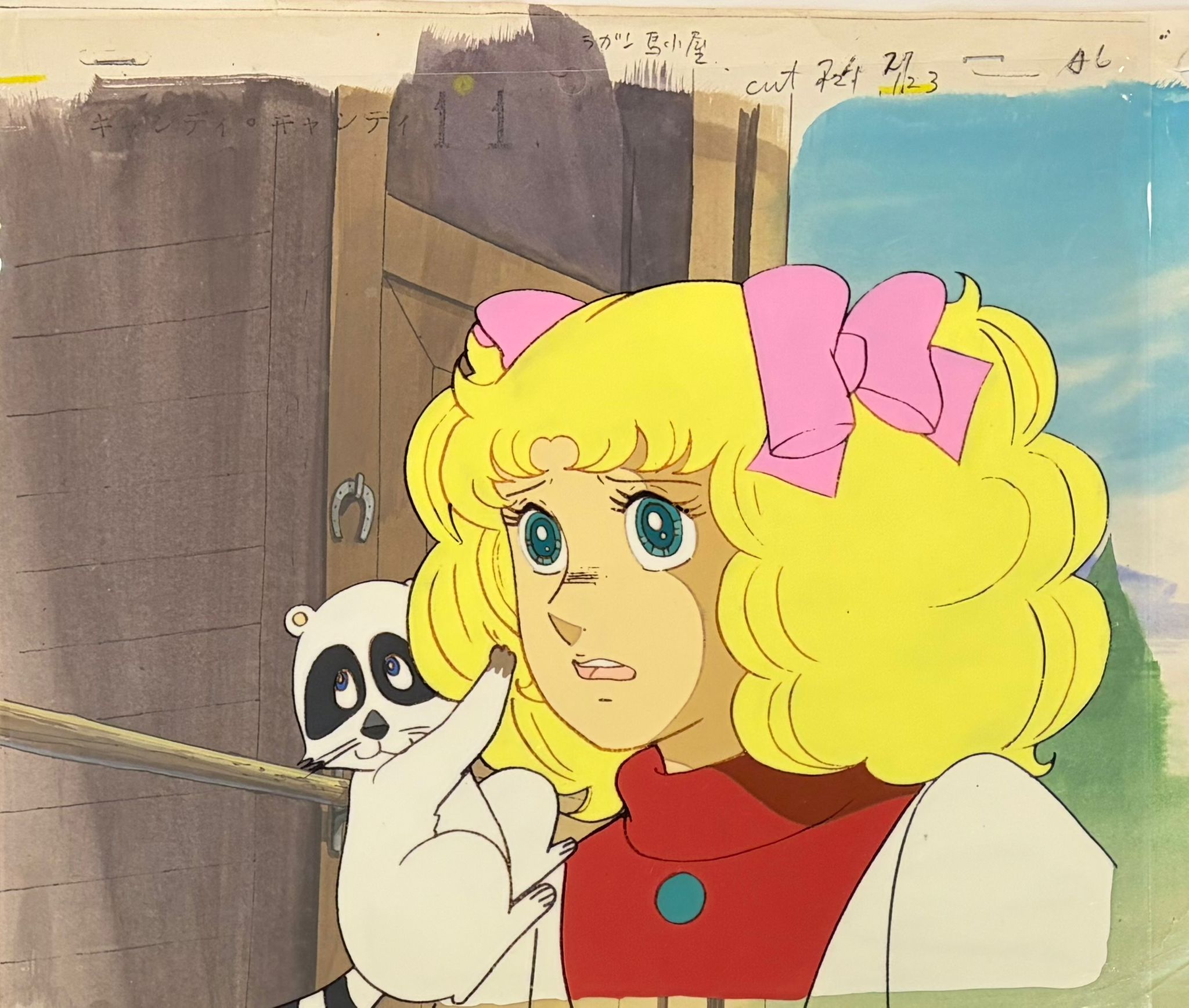 Candy Candy Original Cel & Background (Candice White)