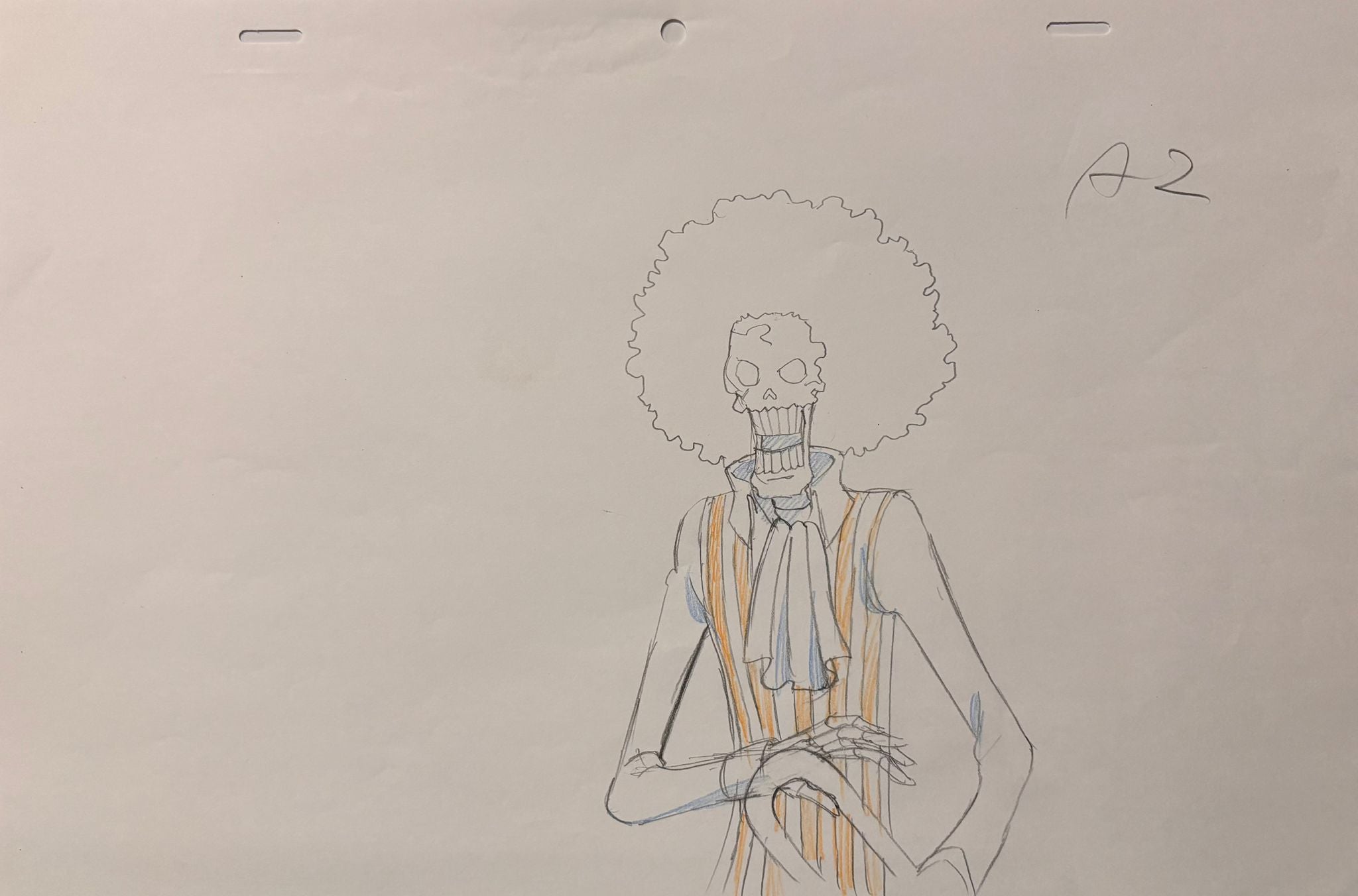 One Piece Original Drawing (Brook)