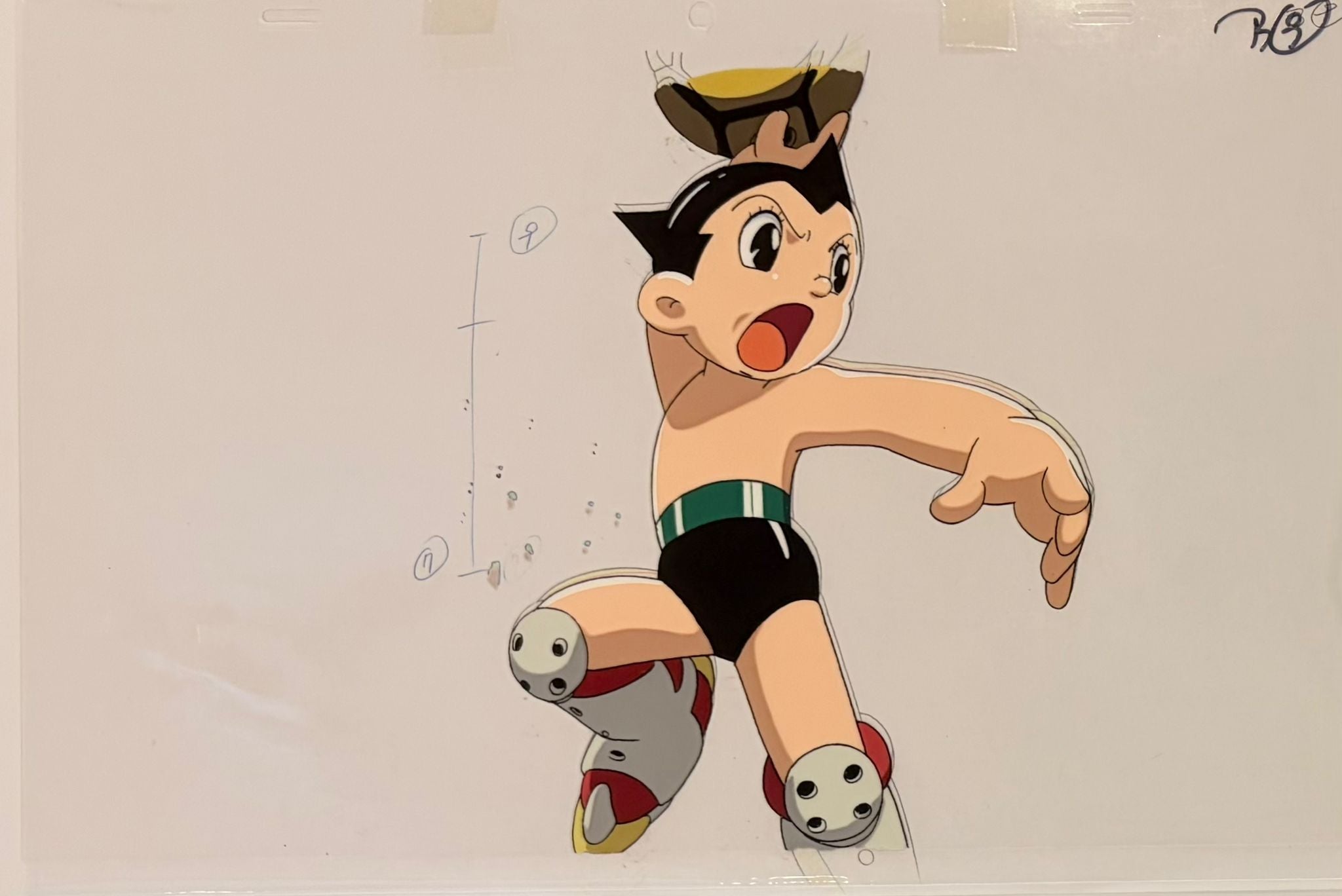Astro Boy Original Cel and Drawing (Astro Boy / Atom)