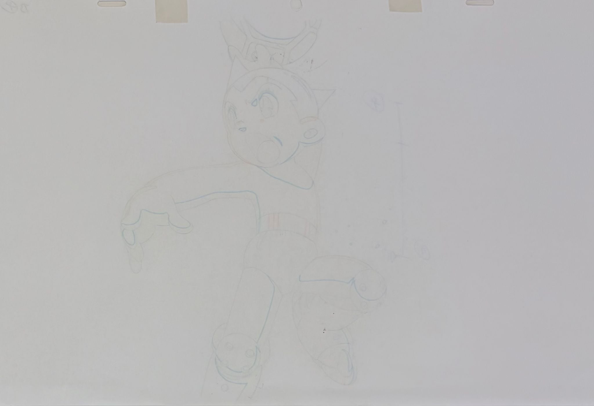 Astro Boy Original Cel and Drawing (Astro Boy / Atom)