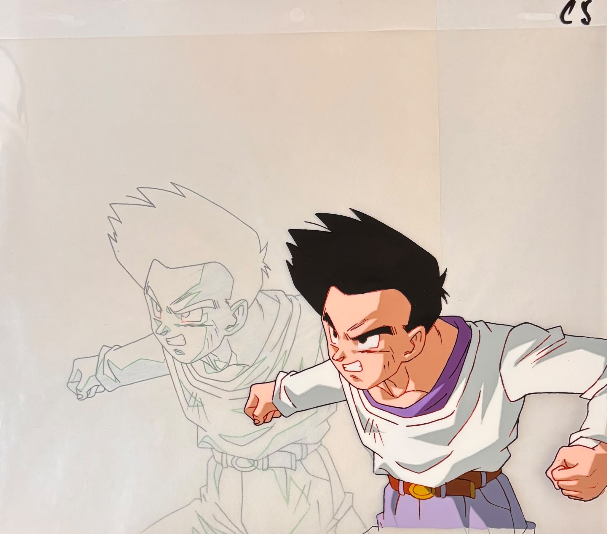 Dragon Ball GT Original Cel & Drawing (Son Goten)