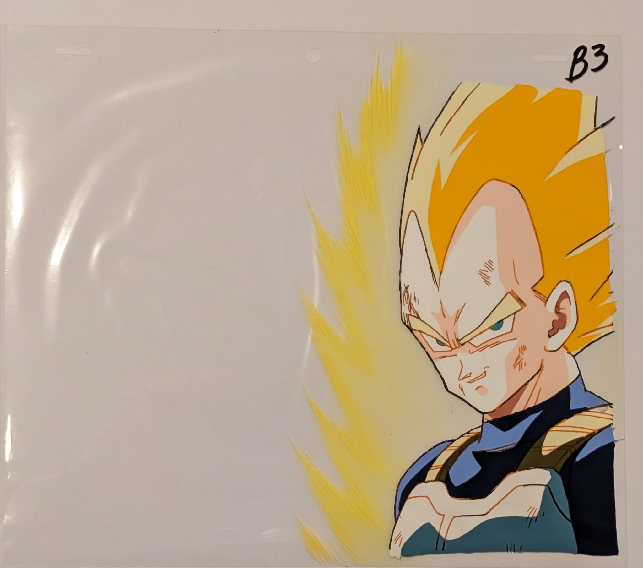 Cella originale e douga di Dragon Ball Z (Vegeta) set di 2 pezzi