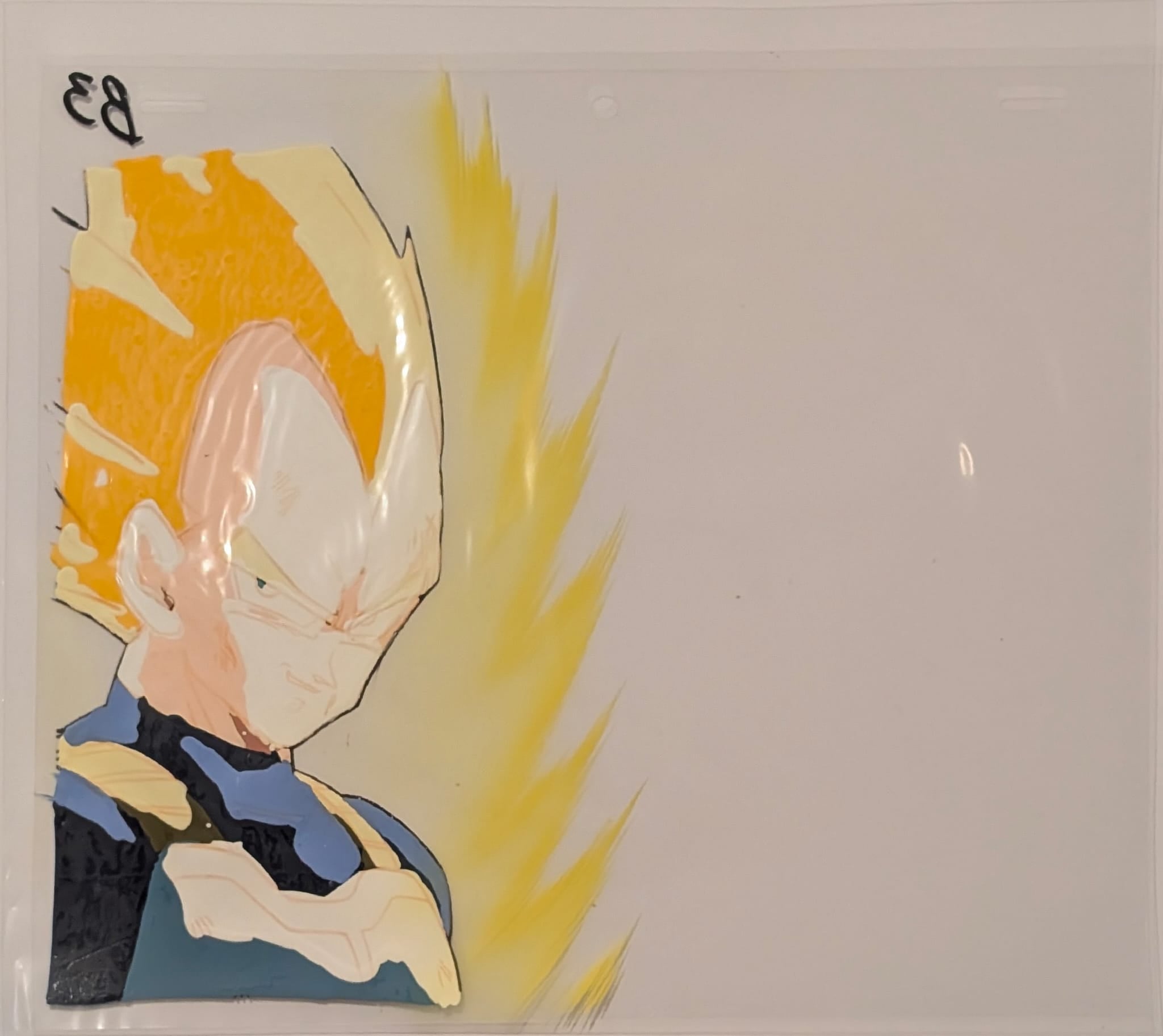 Cella originale e douga di Dragon Ball Z (Vegeta) set di 2 pezzi
