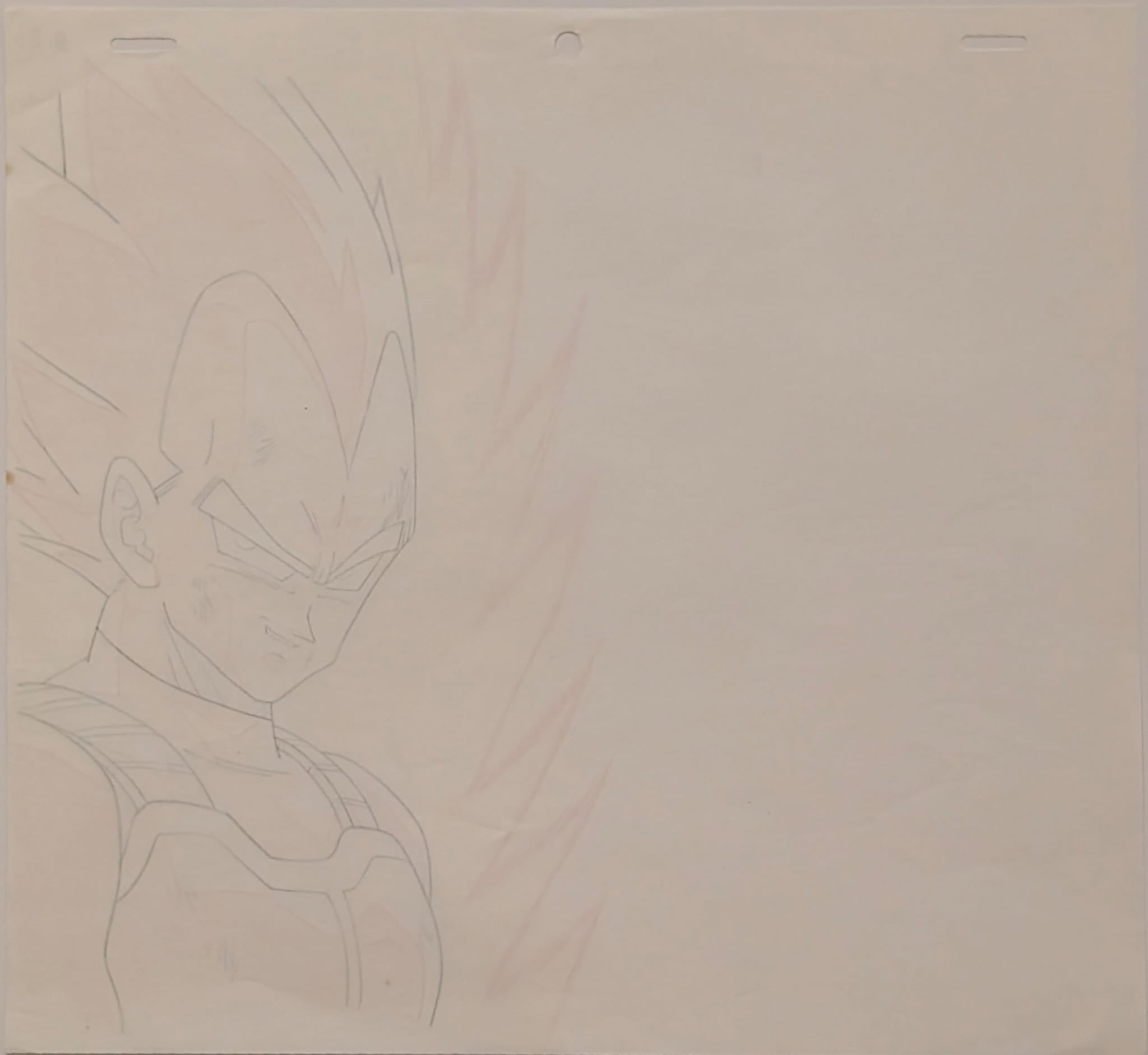 Cella originale e douga di Dragon Ball Z (Vegeta) set di 2 pezzi