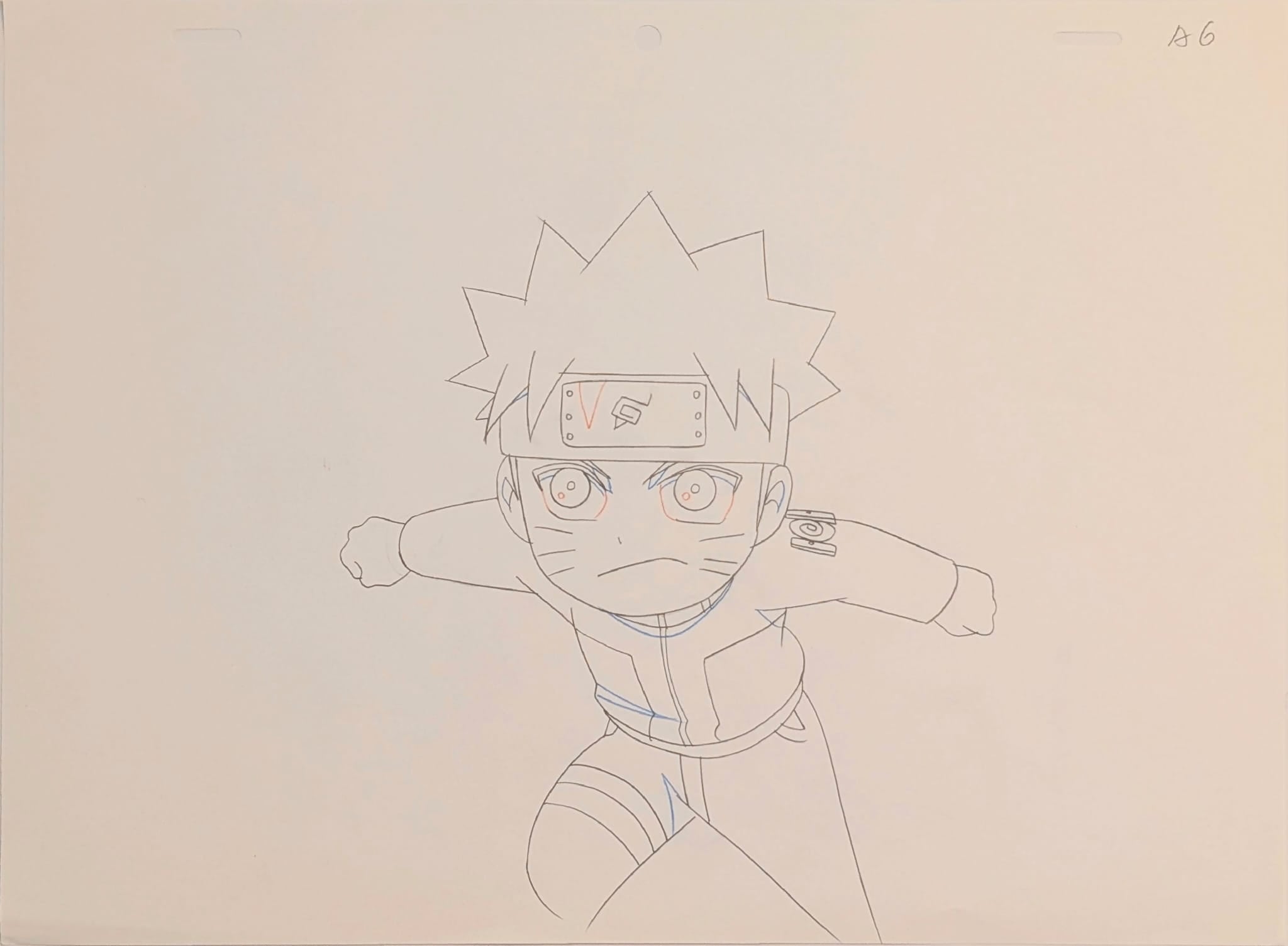 Naruto Original Drawing (Naruto Uzumaki)